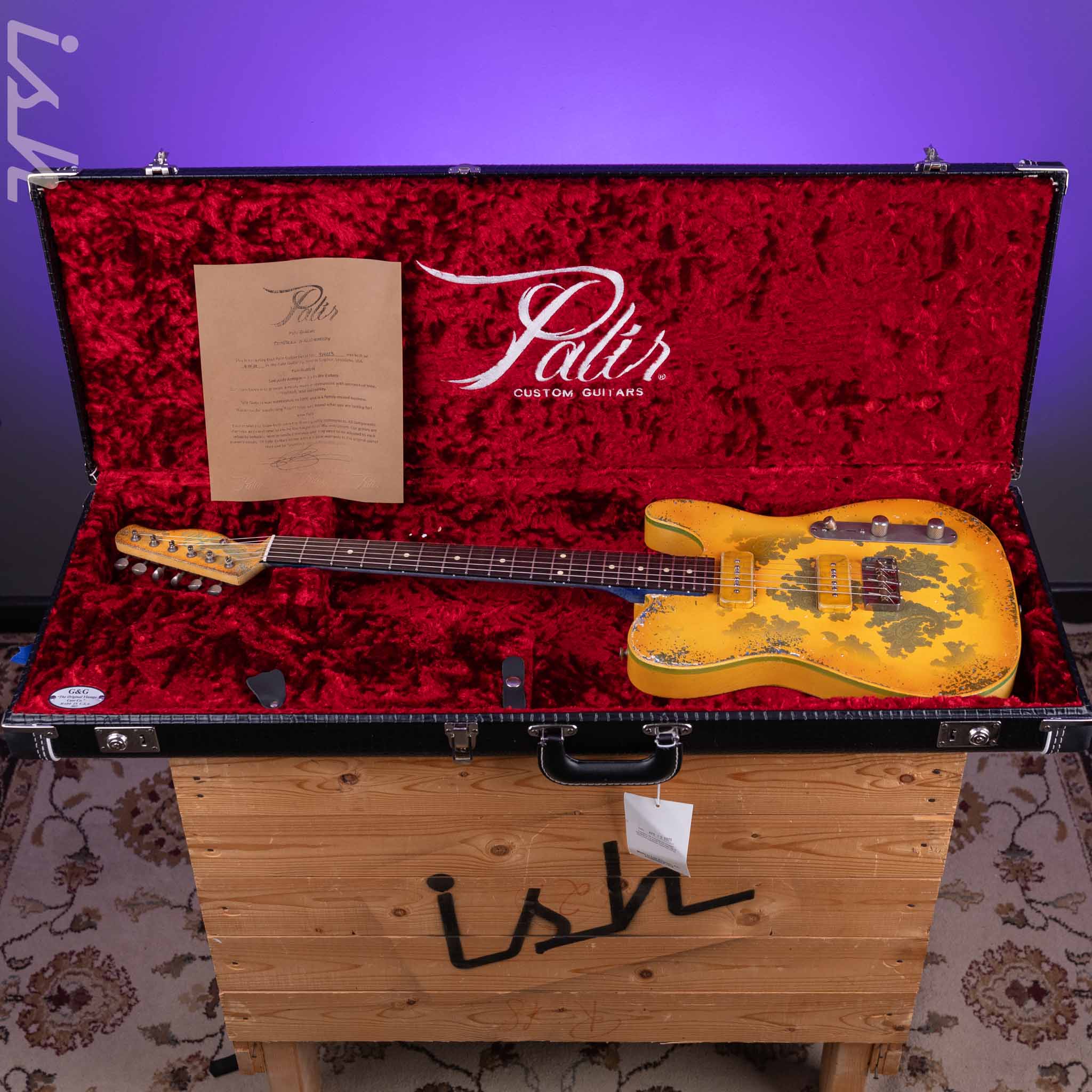 2022 Palir Titan Yellow w/ Faded Blue Paisley - Image 11