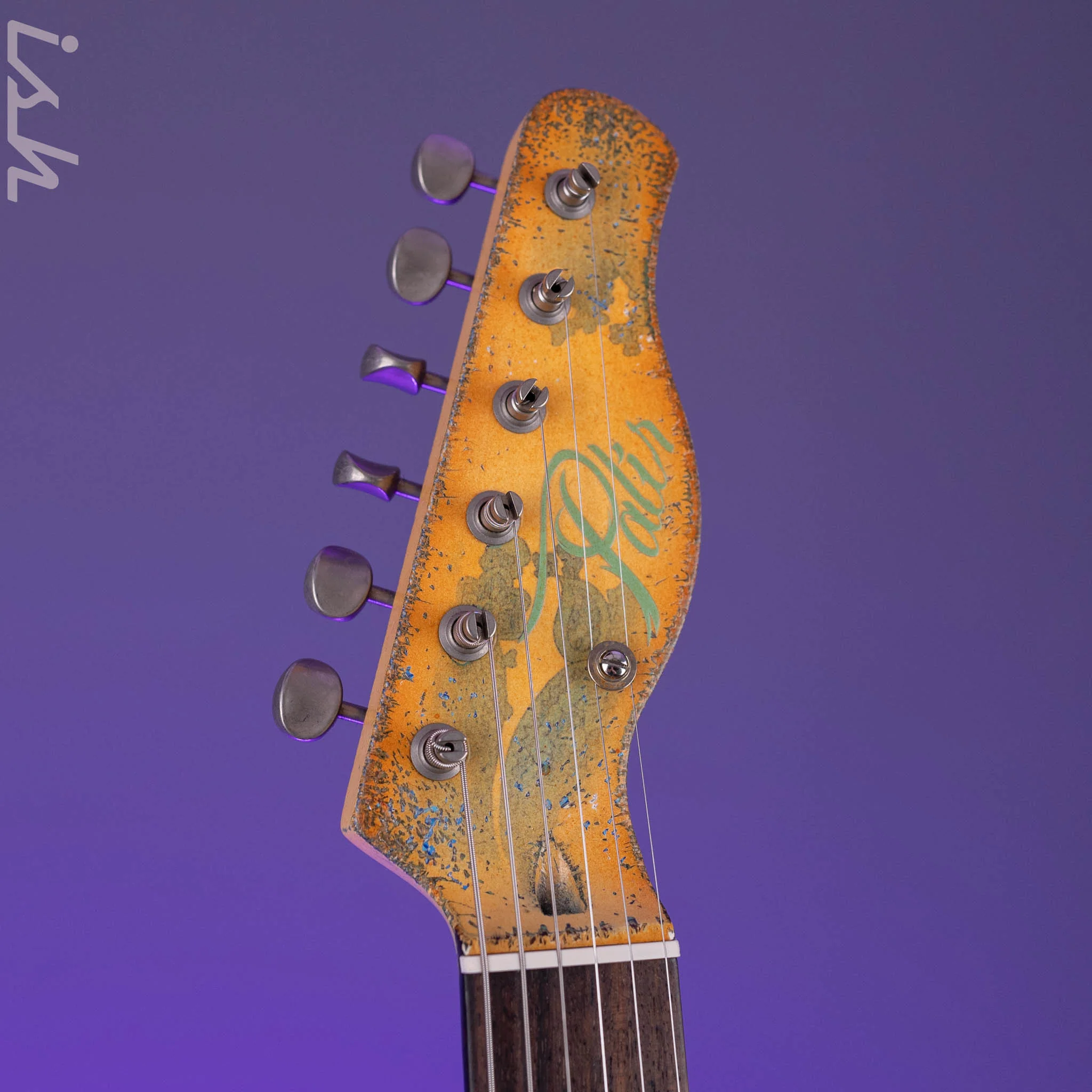 2022 Palir Titan Yellow w/ Faded Blue Paisley - Image 5