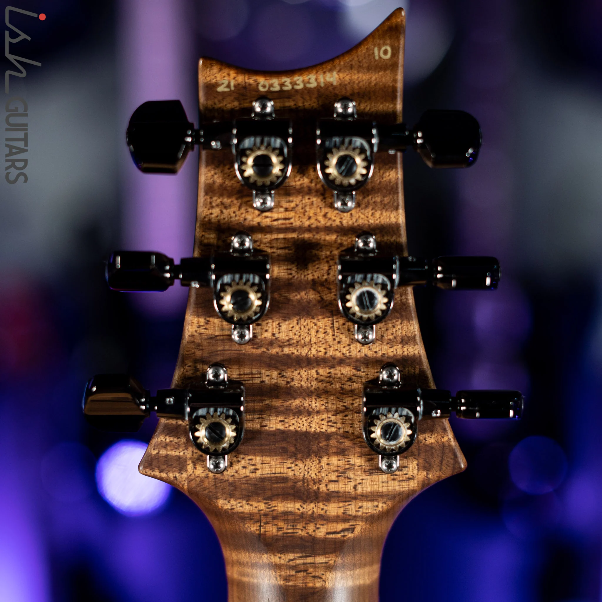 2021 PRS Wood Library Custom 24 10 Top Quilt Torrefied Maple Neck Natural Gloss - Image 11