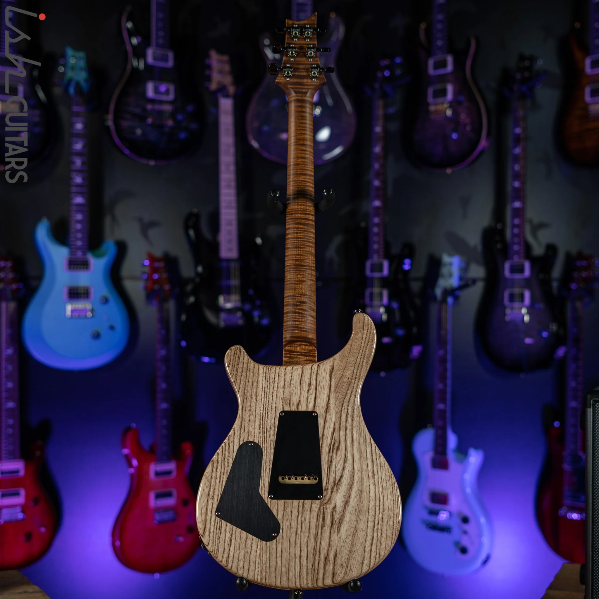 2021 PRS Wood Library Custom 24 10 Top Quilt Torrefied Maple Neck Natural Gloss - Image 7