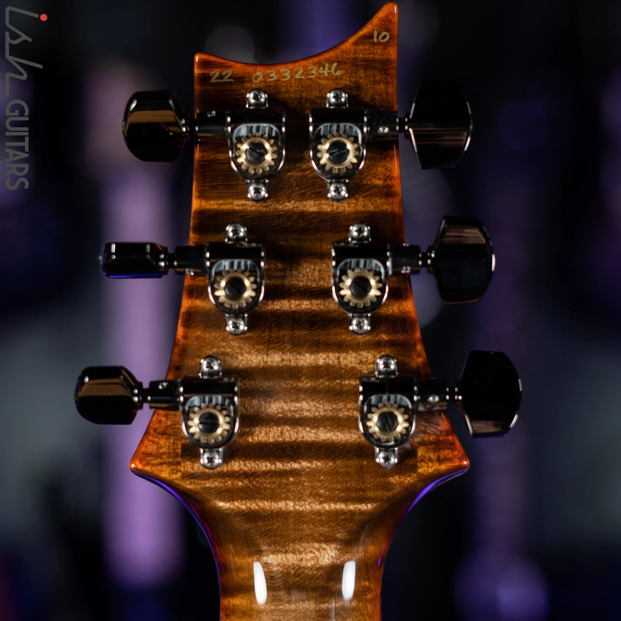 PRS Wood Library Custom 24 Autumn Sky 10 Top Quilt Figured Maple Neck - Image 10