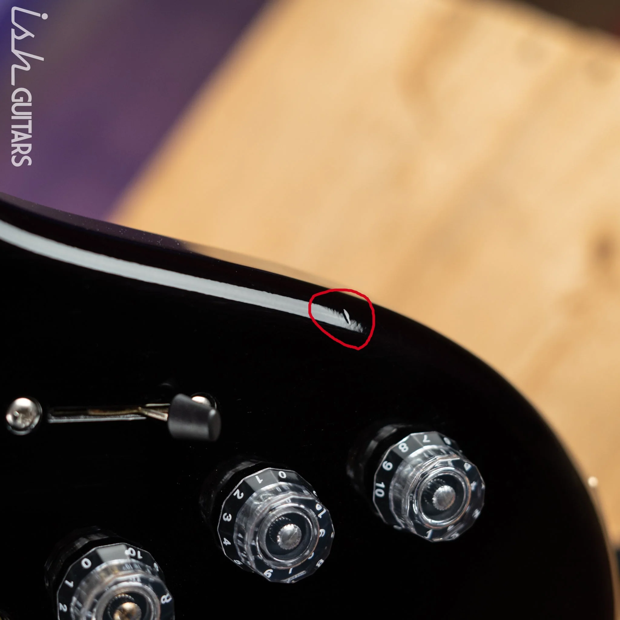 2022 PRS Fiore Mark Lettieri Signature Guitar Black Iris - Image 10