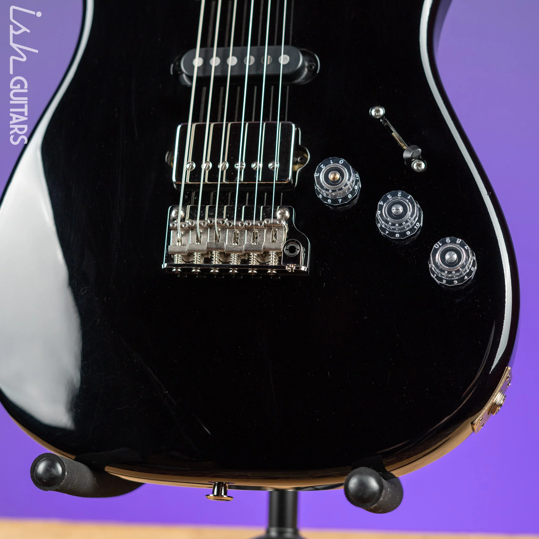 2022 PRS Fiore Mark Lettieri Signature Guitar Black Iris - Image 4