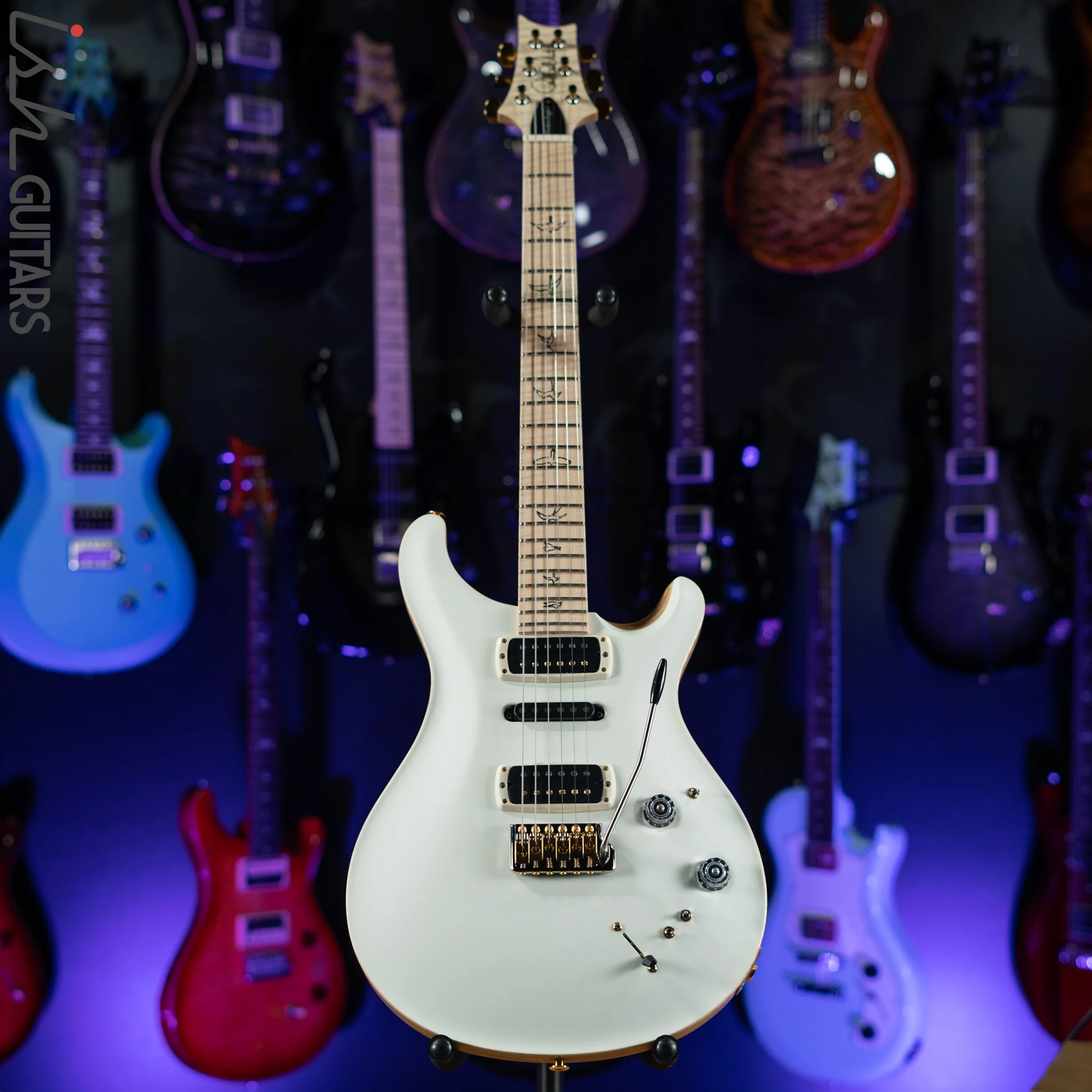 PRS Wood Library Modern Eagle V Satin Antique White - Image 2