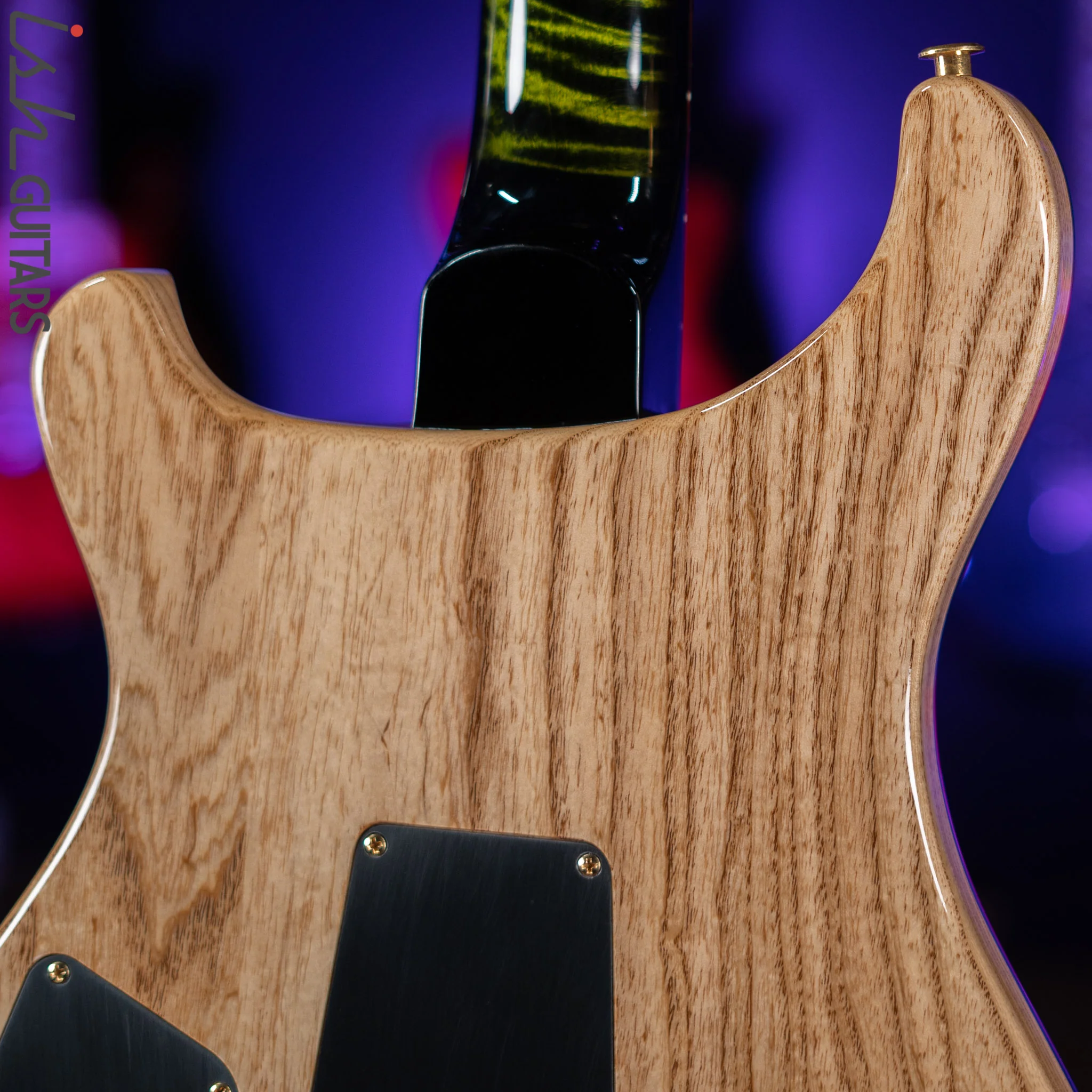 PRS Wood Library Modern Eagle V 10-Top Quilt Jade Green Smoked Burst Wrap - Image 9