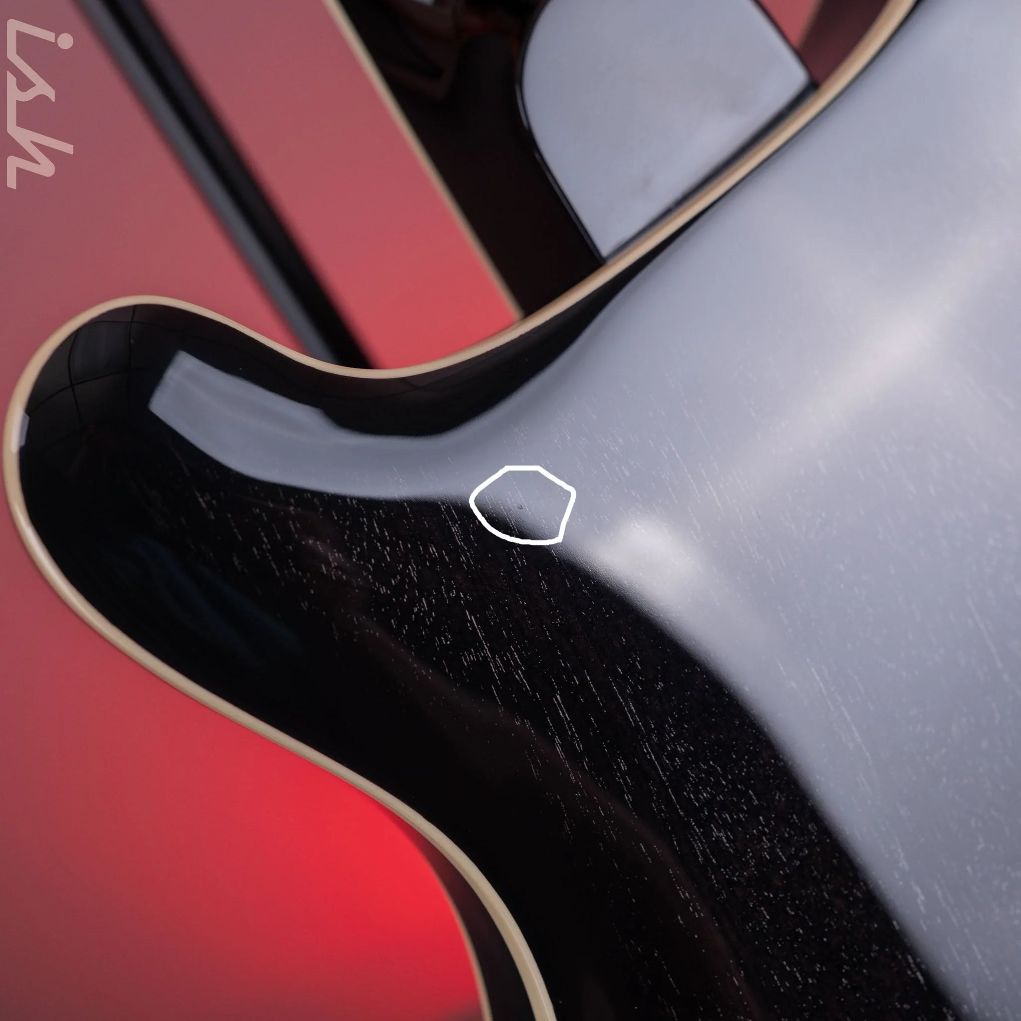 2022 PRS SE Hollowbody II Black Doghair - Image 10