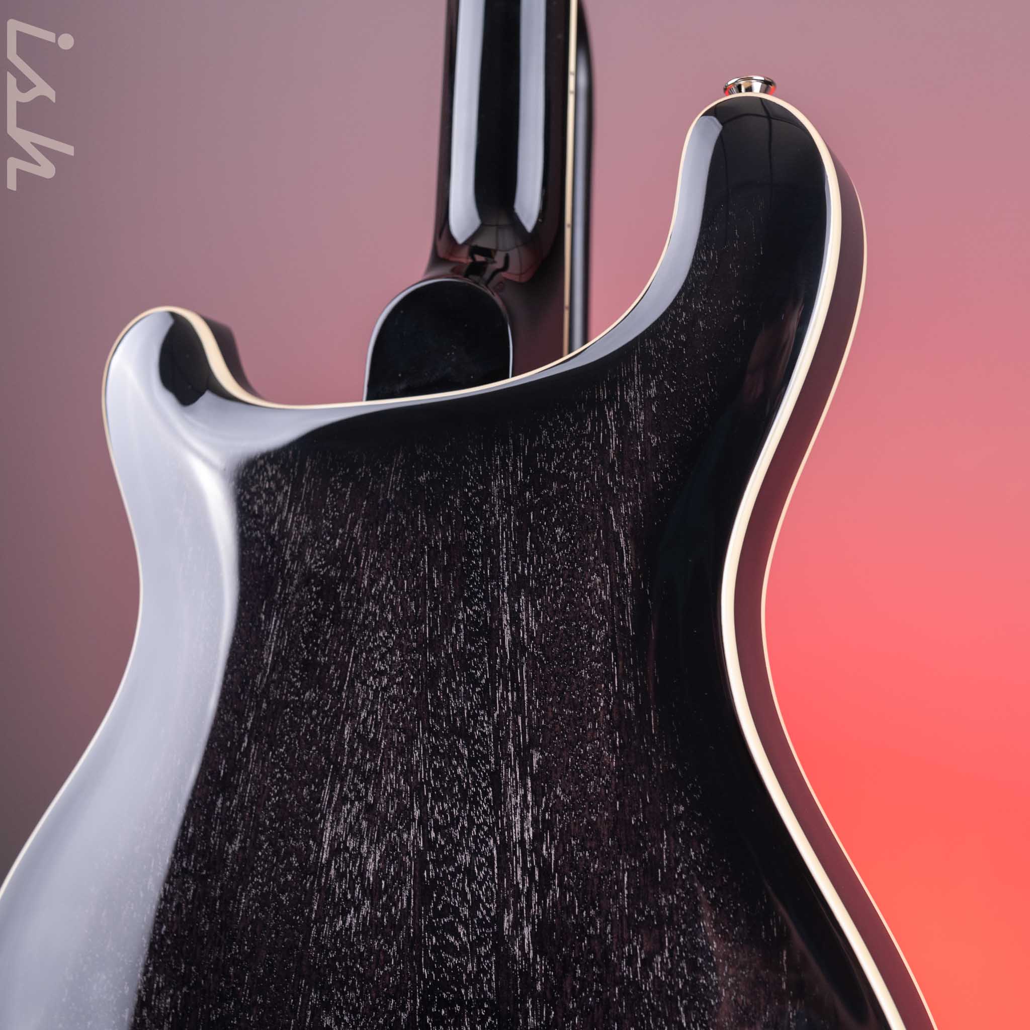 2022 PRS SE Hollowbody II Black Doghair - Image 8