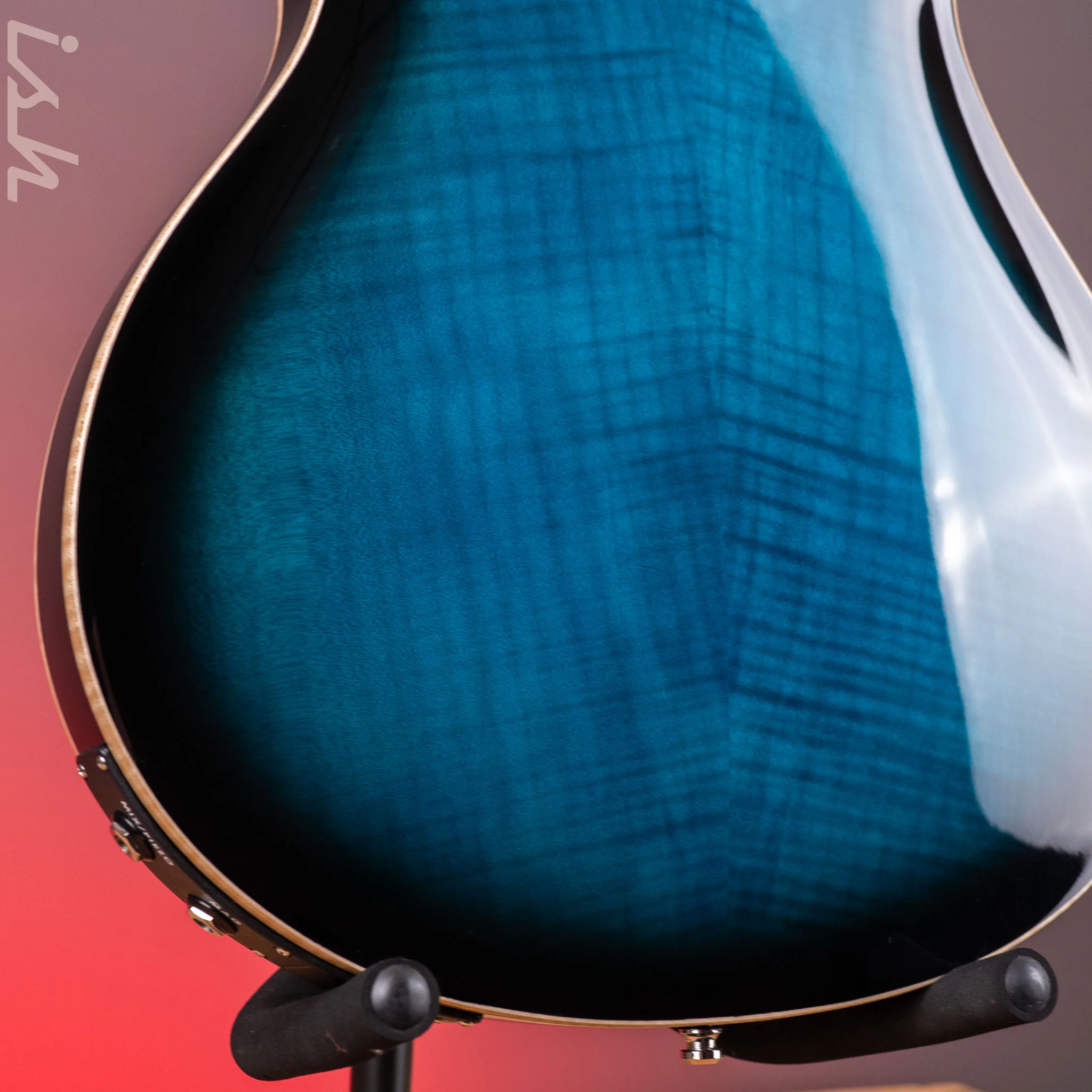2022 PRS SE Hollowbody II Piezo Electric Guitar Peacock Blue Sunburst - Image 21