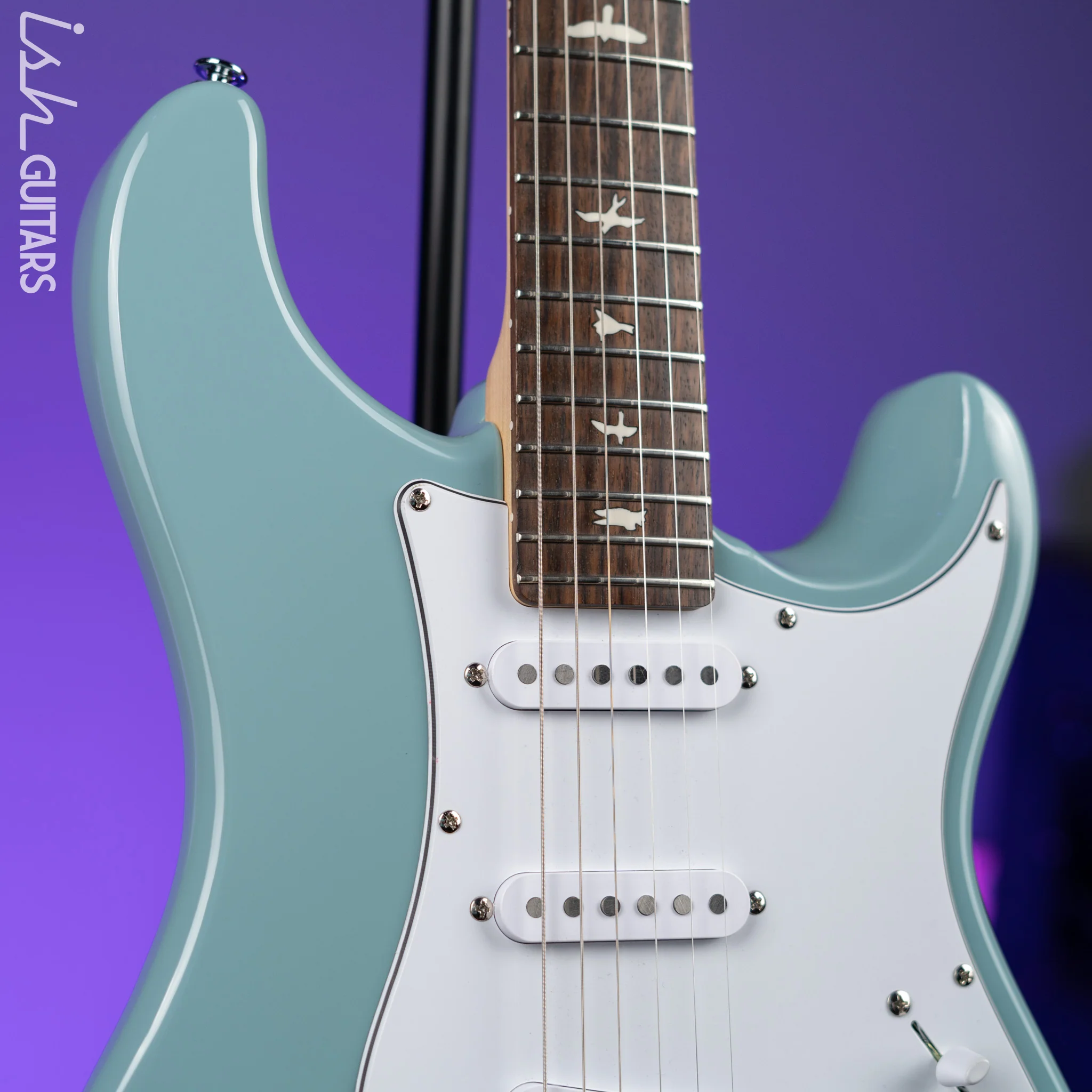 2022 PRS SE Silver Sky Electric Guitar Stone Blue - Image 3