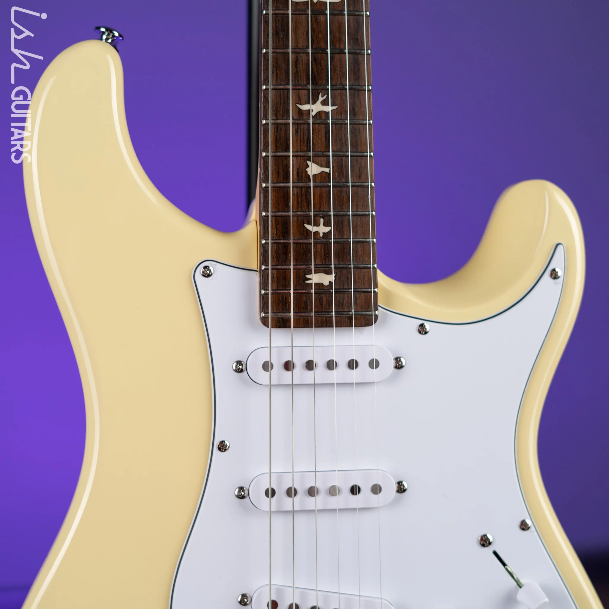 2022 PRS SE Silver Sky Moon White - Image 3
