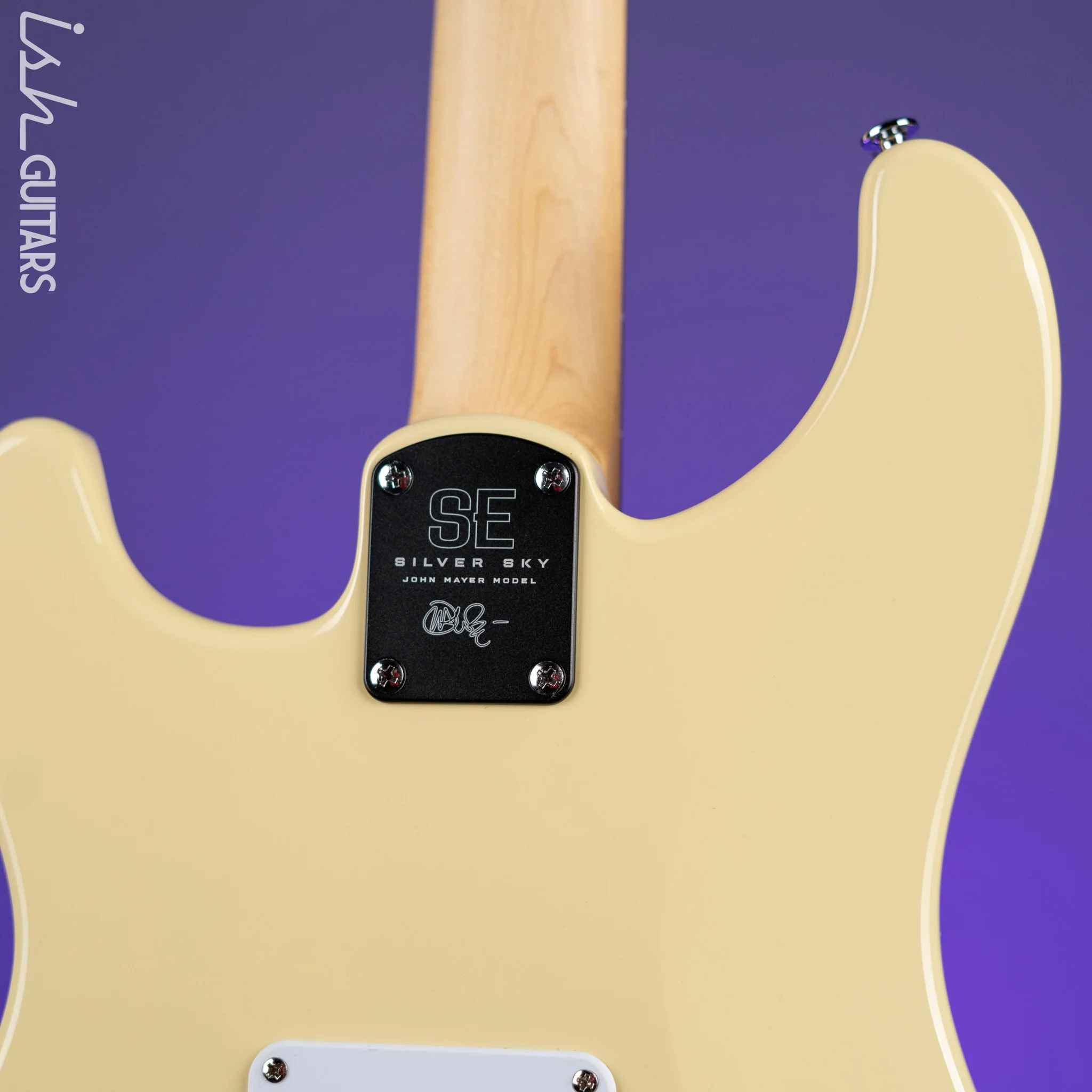 2022 PRS SE Silver Sky Moon White - Image 8