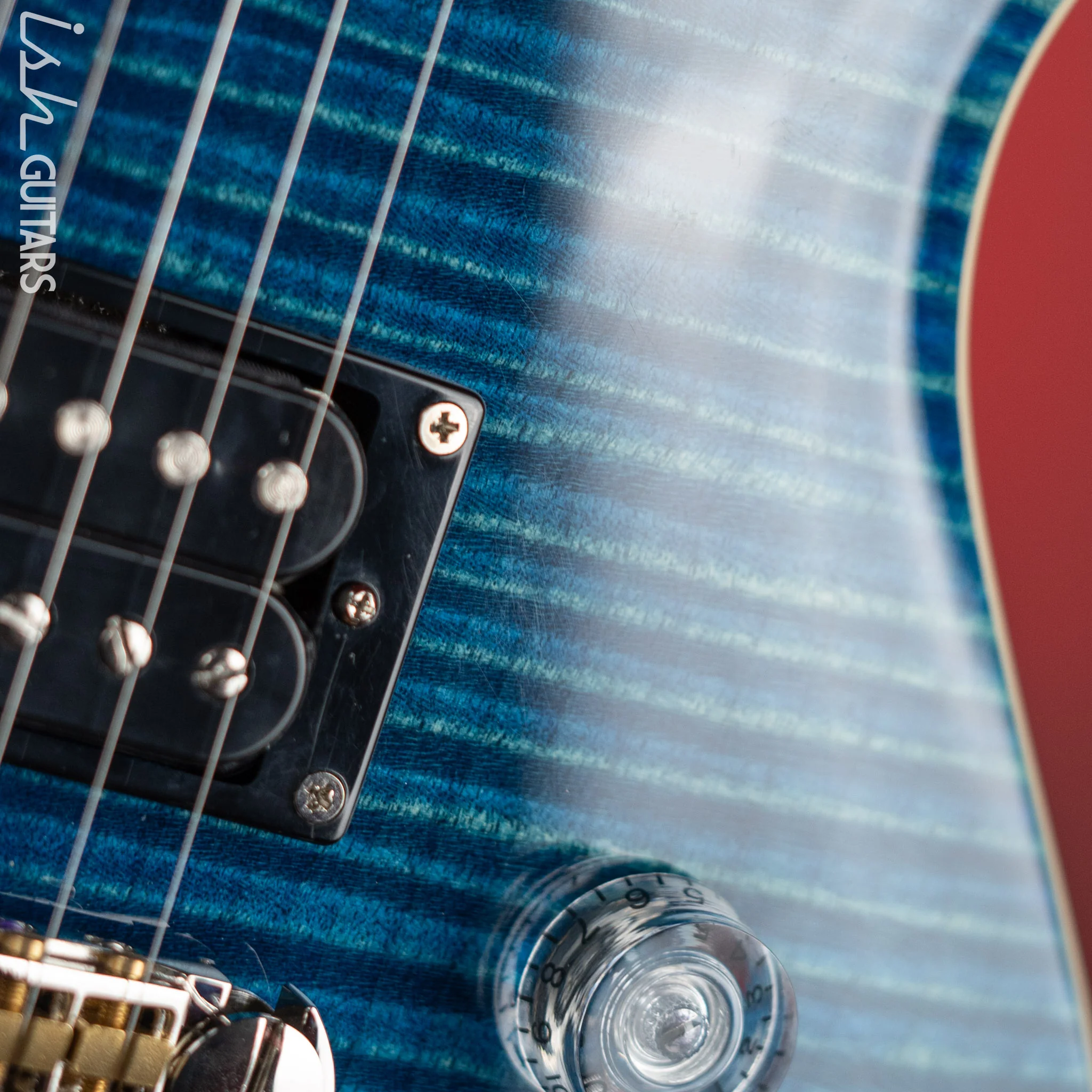 2022 PRS SE Zach Myers 594 Semi-Hollow Myers Blue - Image 4