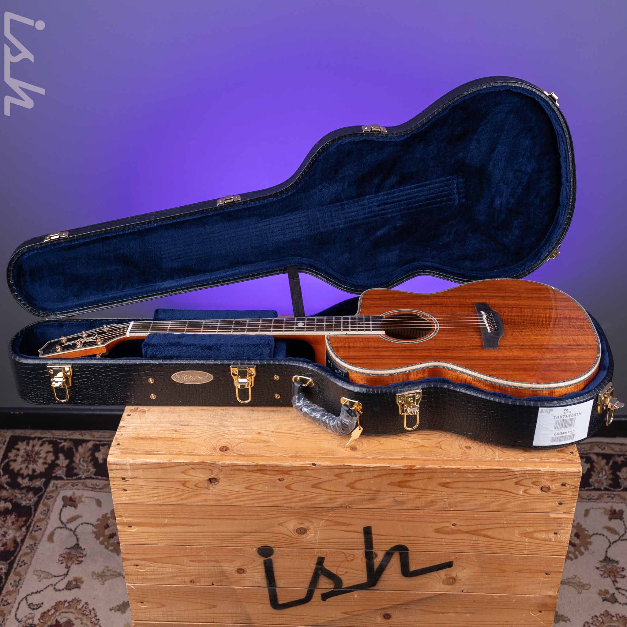 2022 Takamine “The 60th” Limited Edition Acoustic-Electric Guitar Natural - Real DIAMOND Inlay - Image 14