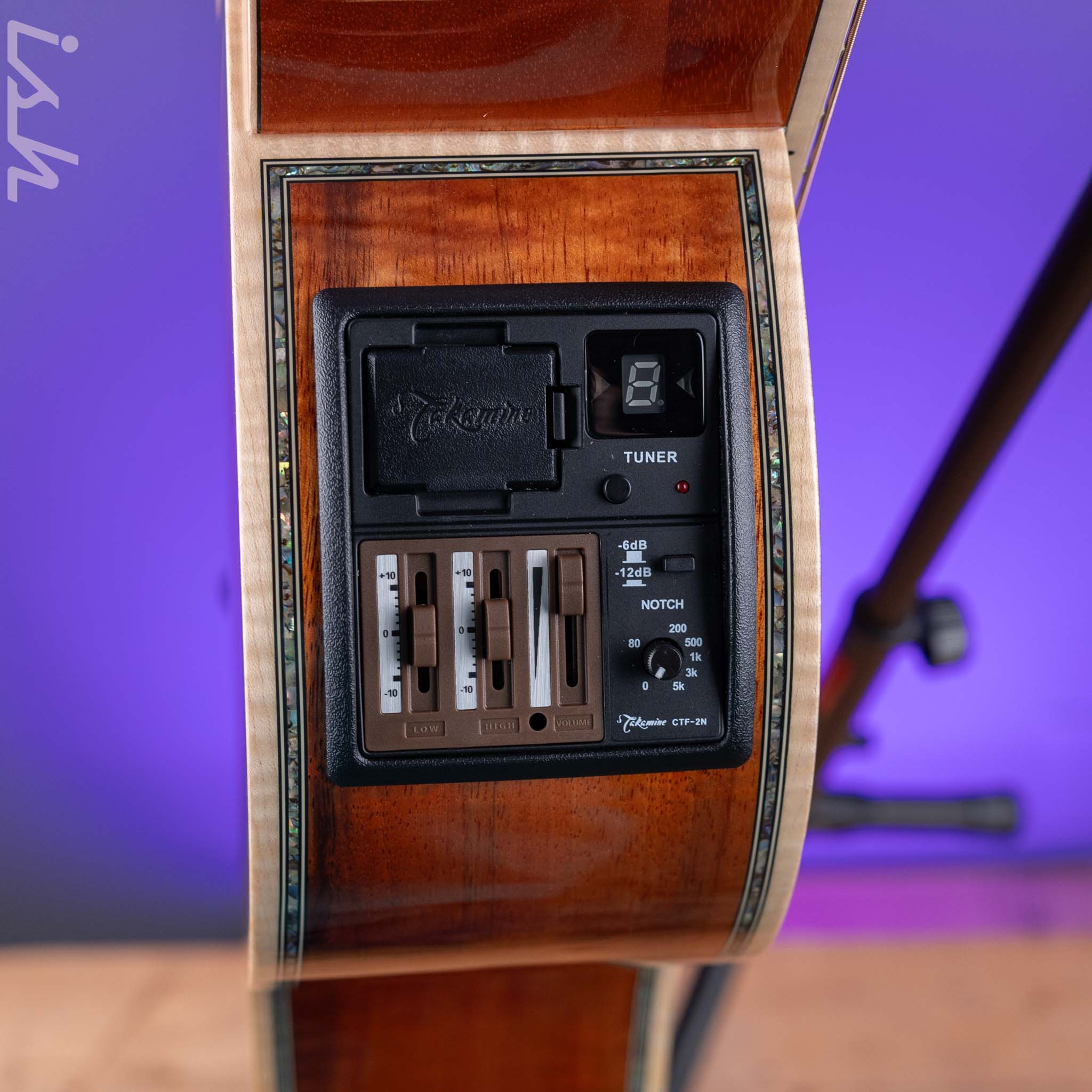 2022 Takamine “The 60th” Limited Edition Acoustic-Electric Guitar Natural - Real DIAMOND Inlay - Image 12