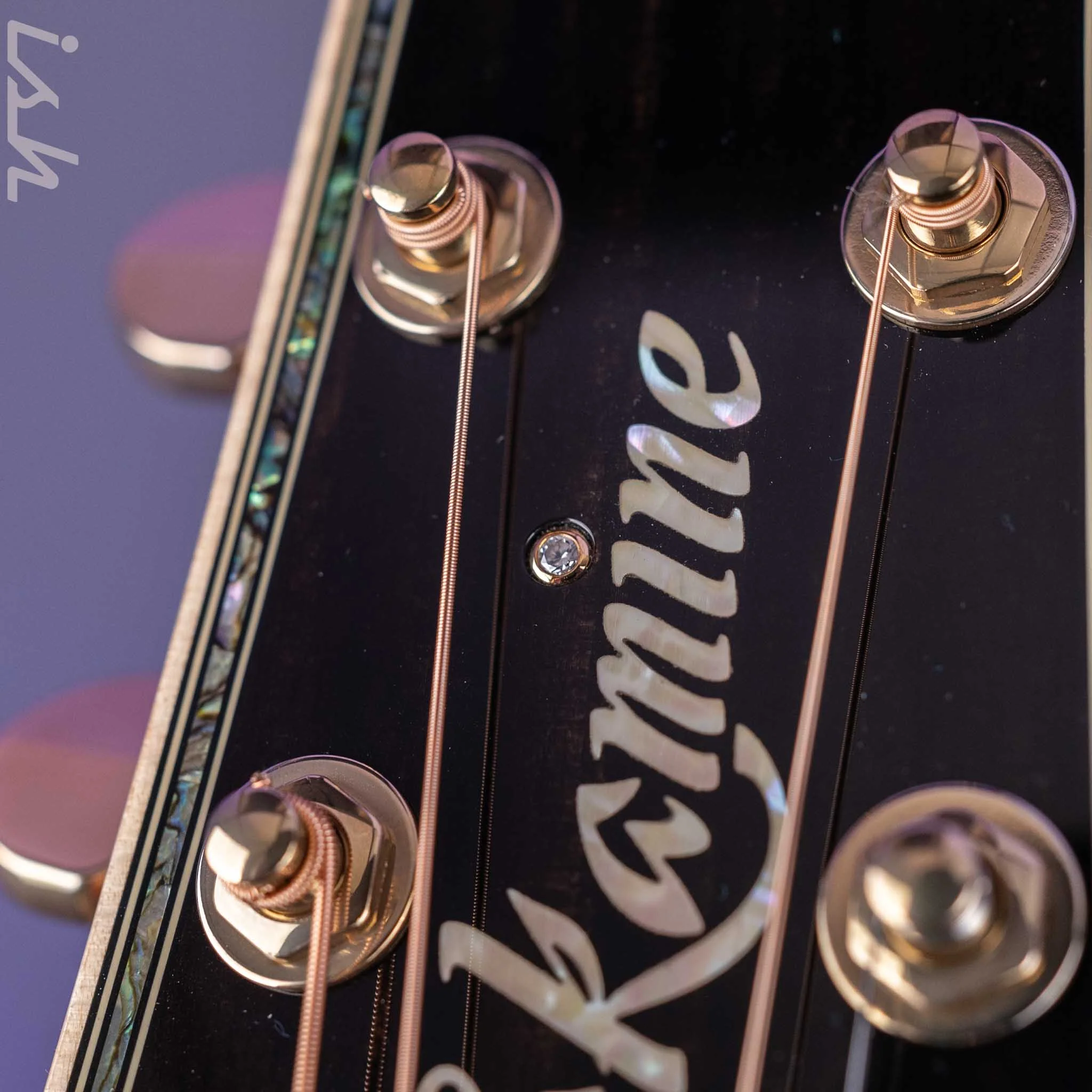 2022 Takamine “The 60th” Limited Edition Acoustic-Electric Guitar Natural - Real DIAMOND Inlay - Image 6