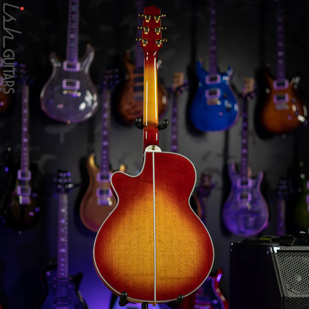 Takamine TSP178AC Acoustic-Electric Guitar Faded Cherry Burst - Image 7