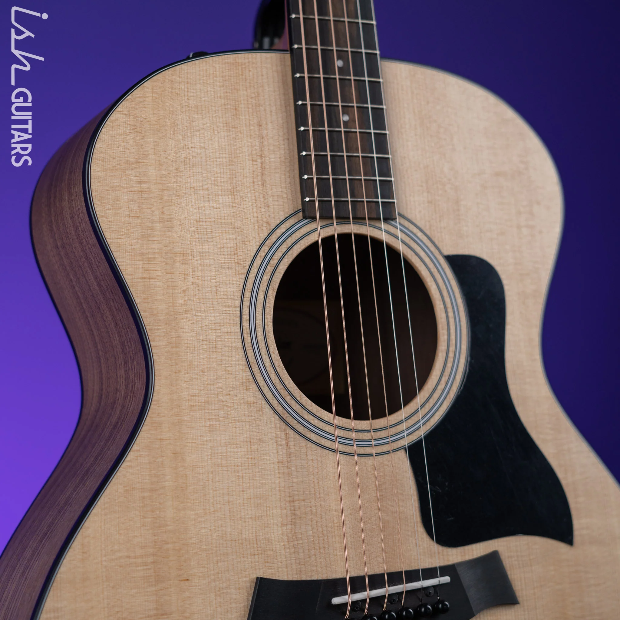 2022 Taylor 114e Acoustic-Electric Guitar Natural - Image 3