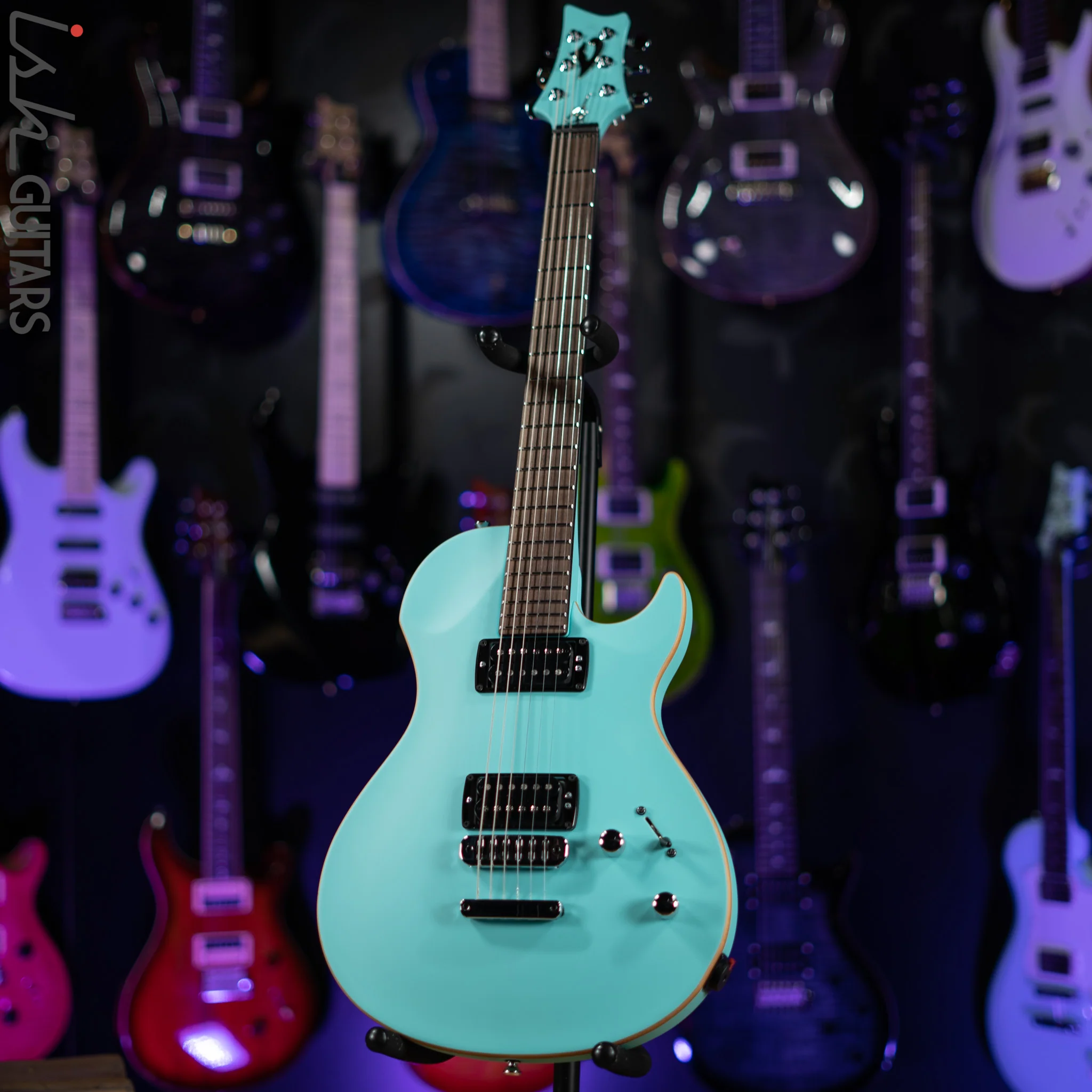 Vigier GV Rock Electric Guitar Revolution Green Matte - Image 2