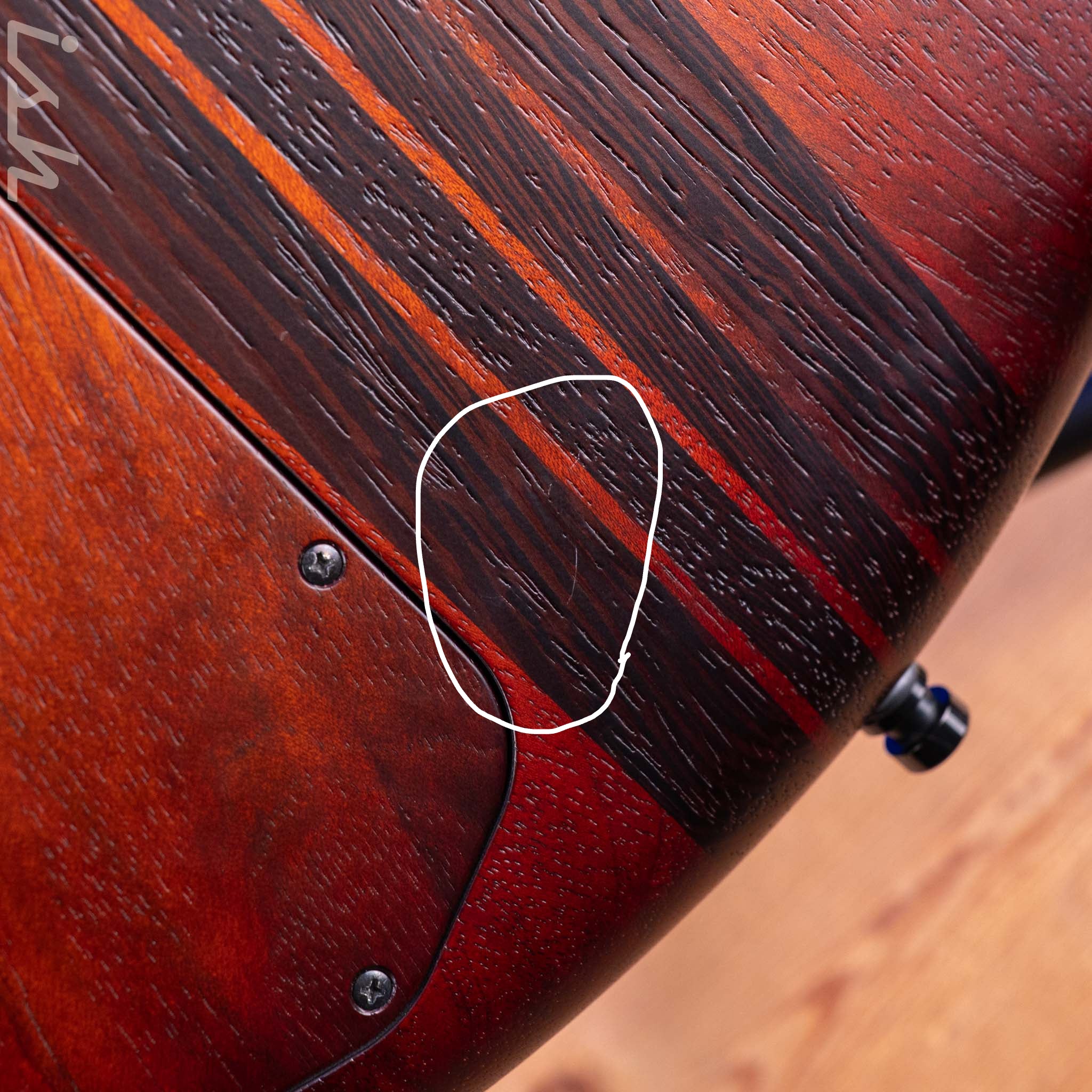 2022 Warwick Streamette 5 Masterbuilt 33/35 Special Amberburst Transparent Satin Finish - Image 13