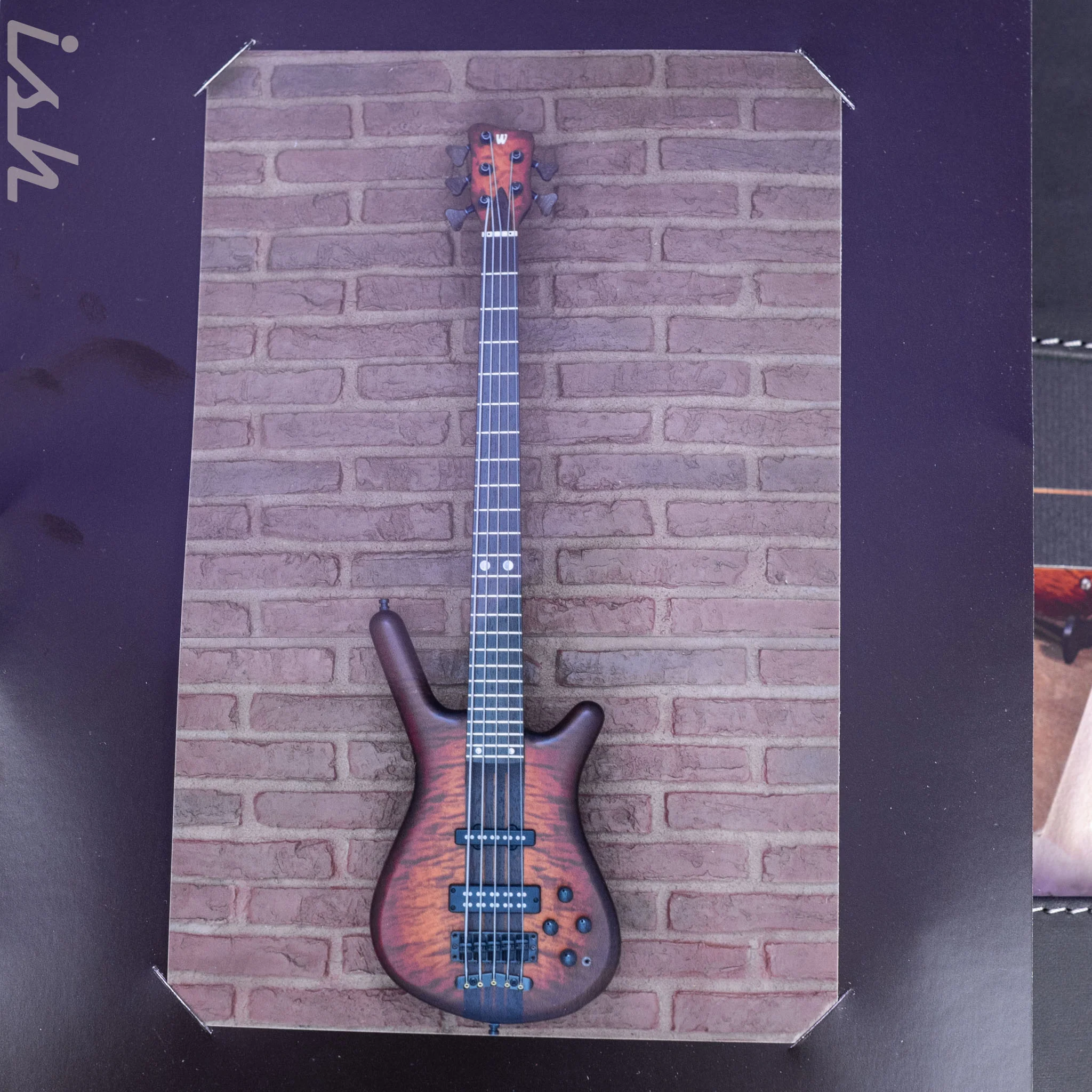 2022 Warwick Streamette 5 Masterbuilt 33/35 Special Amberburst Transparent Satin Finish - Image 15