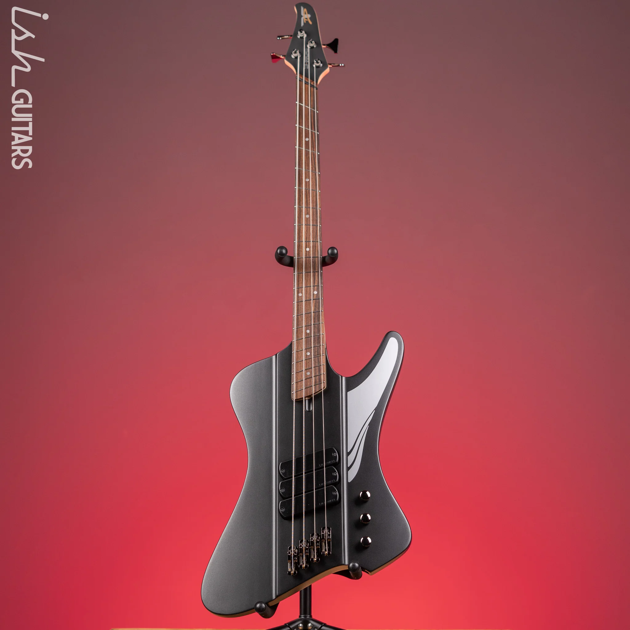 Dingwall D-Roc 4-String Bass Matte Metallic Black - Image 2