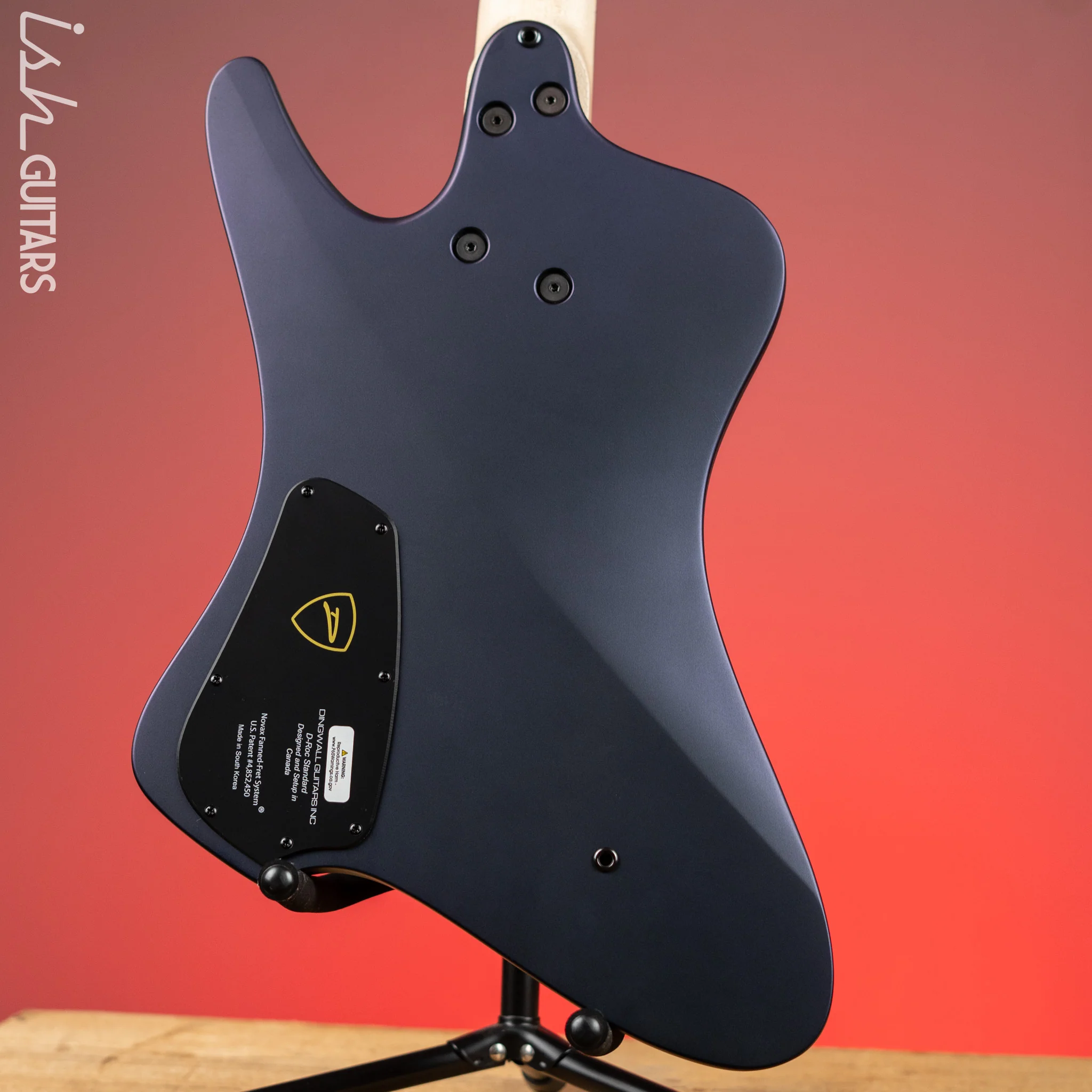 Dingwall D-Roc Standard 5-String Bass Matte Blue to Purple Colorshift - Image 7