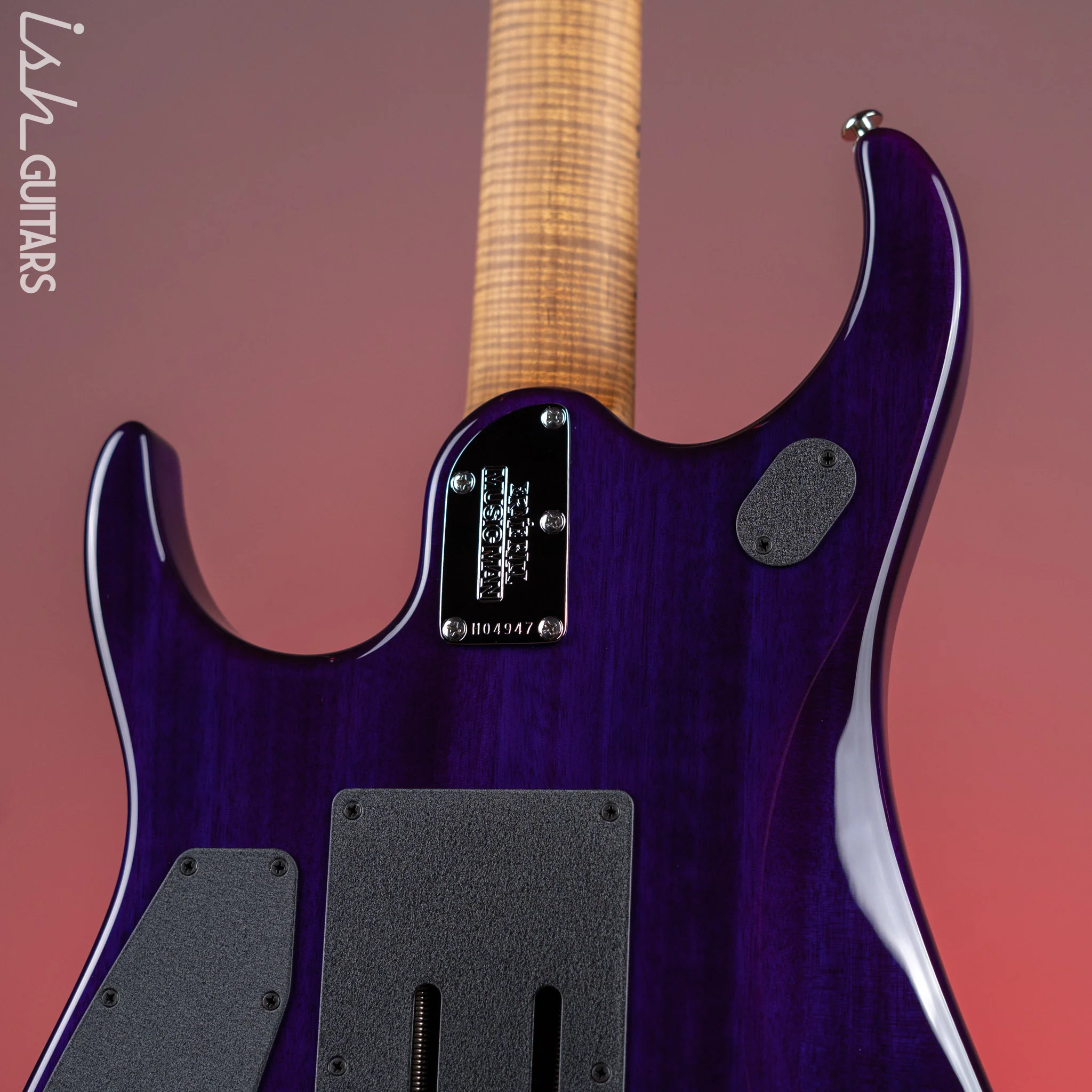 Ernie Ball Music Man JP15 John Petrucci 6-String Flame Top Purple Nebula - Image 8