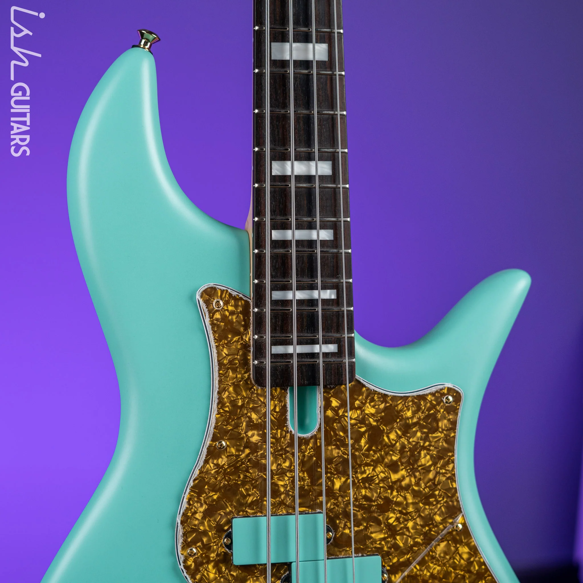 F Bass VF4-PJ 4-String Bass Seafoam Green - Image 3