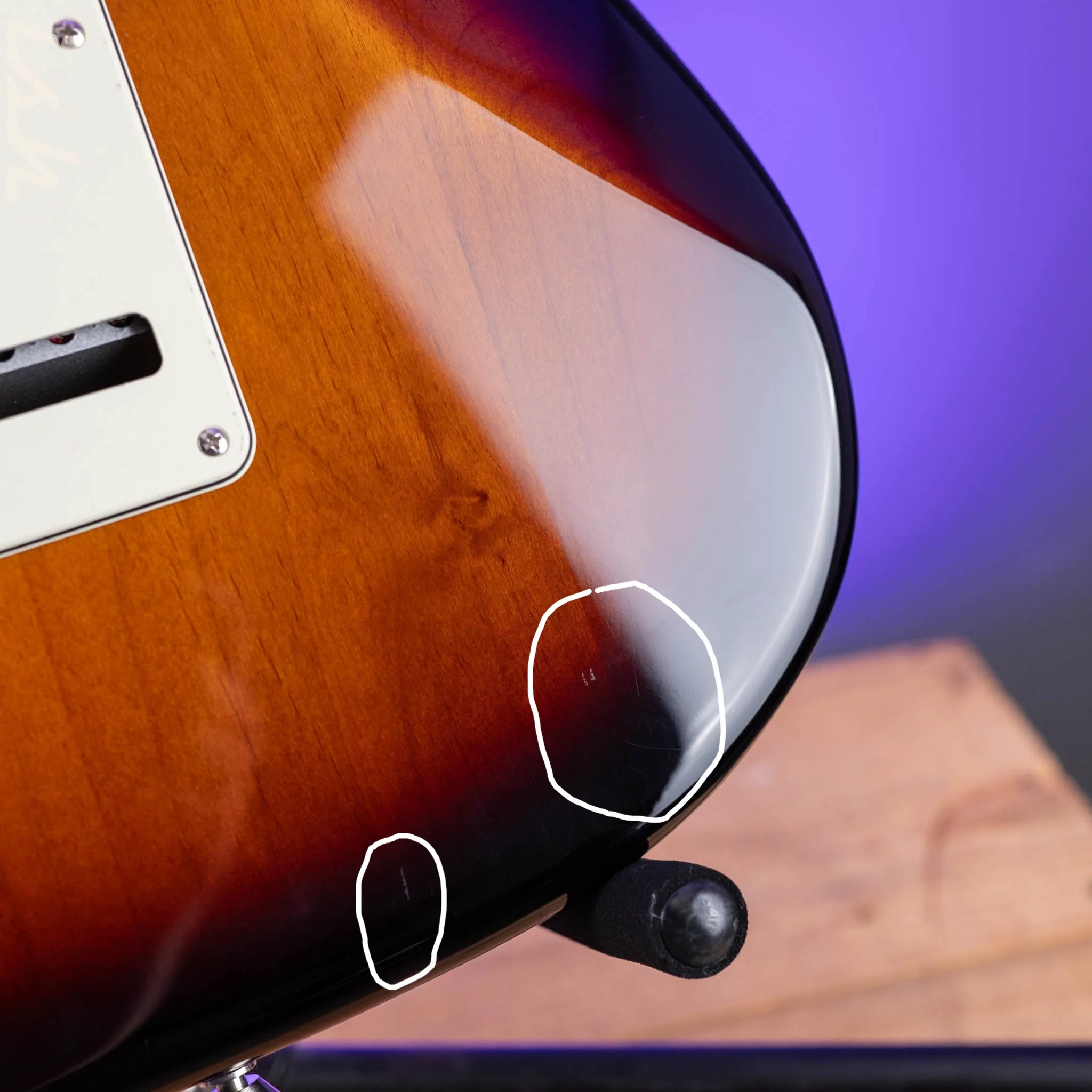 2023 Fender American Professional II Stratocaster 2-Color Sunburst - Image 16