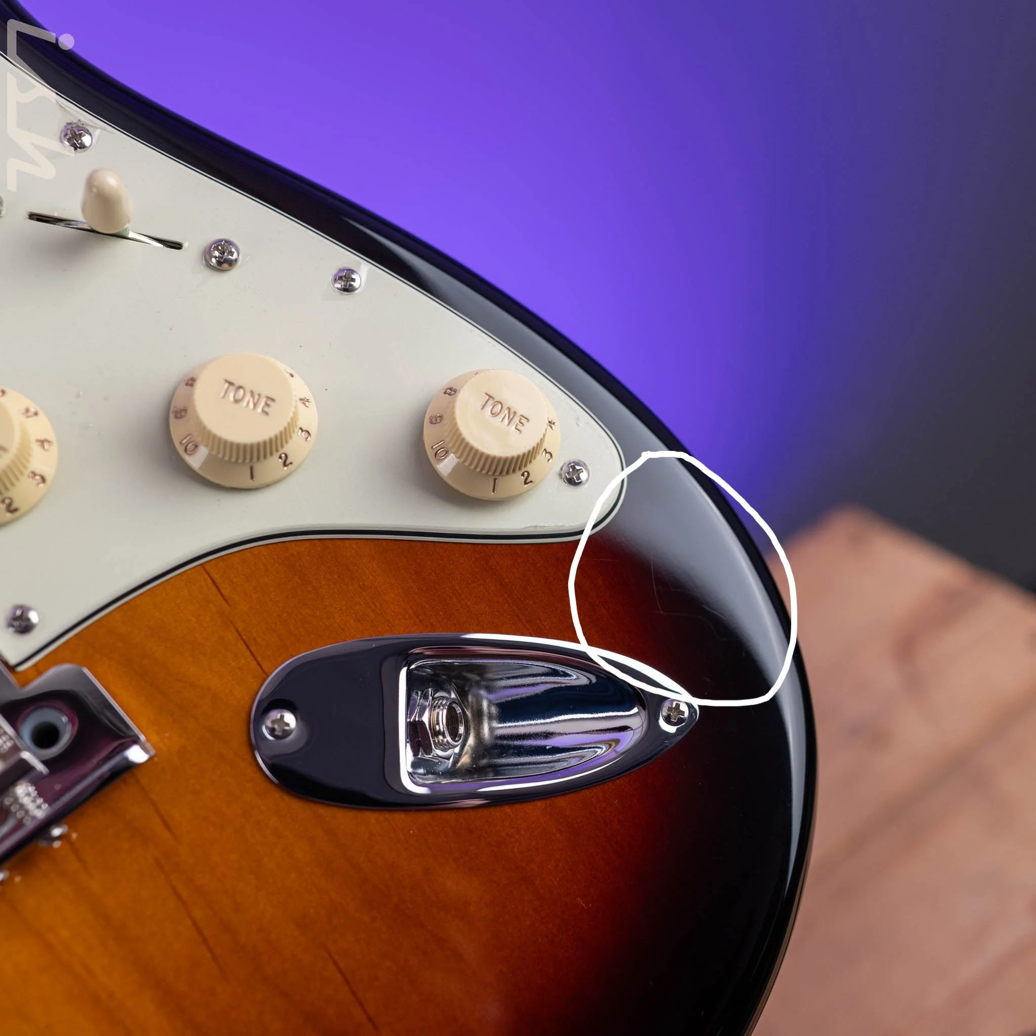 2023 Fender American Professional II Stratocaster 2-Color Sunburst - Image 5