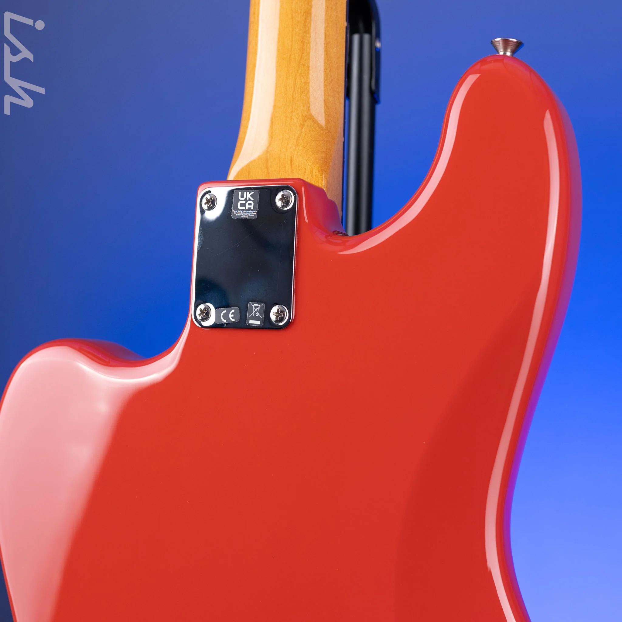 2023 Fender Bass VI Vintera Fiesta Red - Image 8