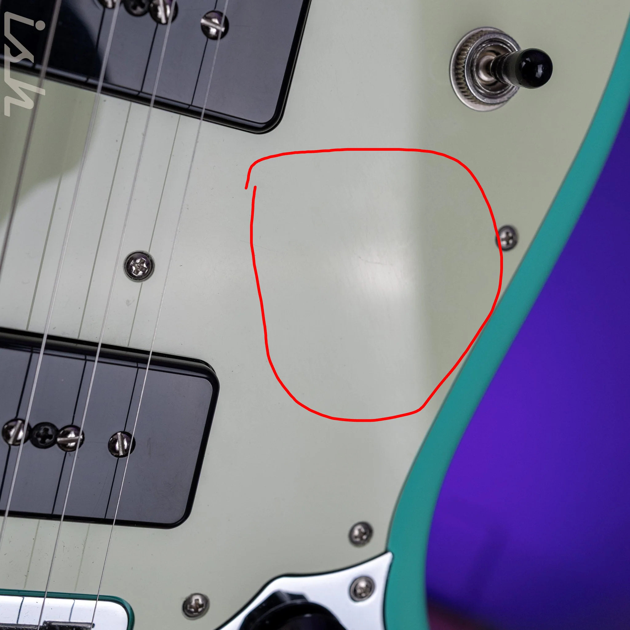 2023 Fender Player Mustang 90 Seafoam Green - Image 5