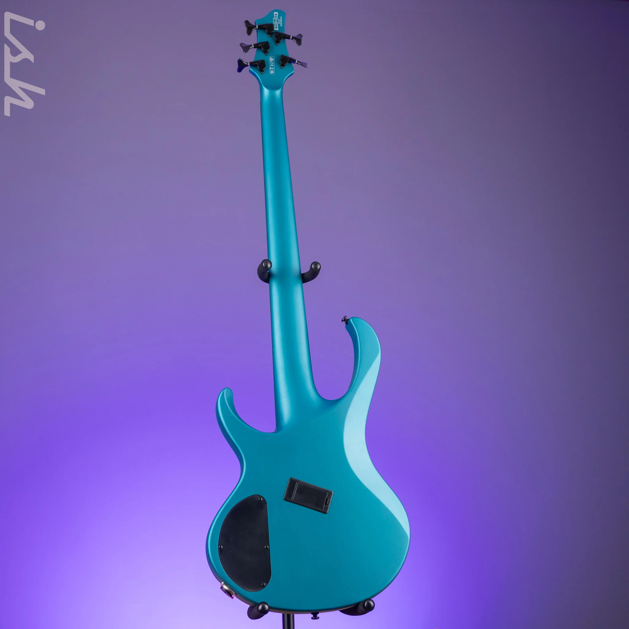 Ibanez BTB605MS Multi-Scale 5-String Bass Cerulean Aura Burst Matte Demo - Image 9