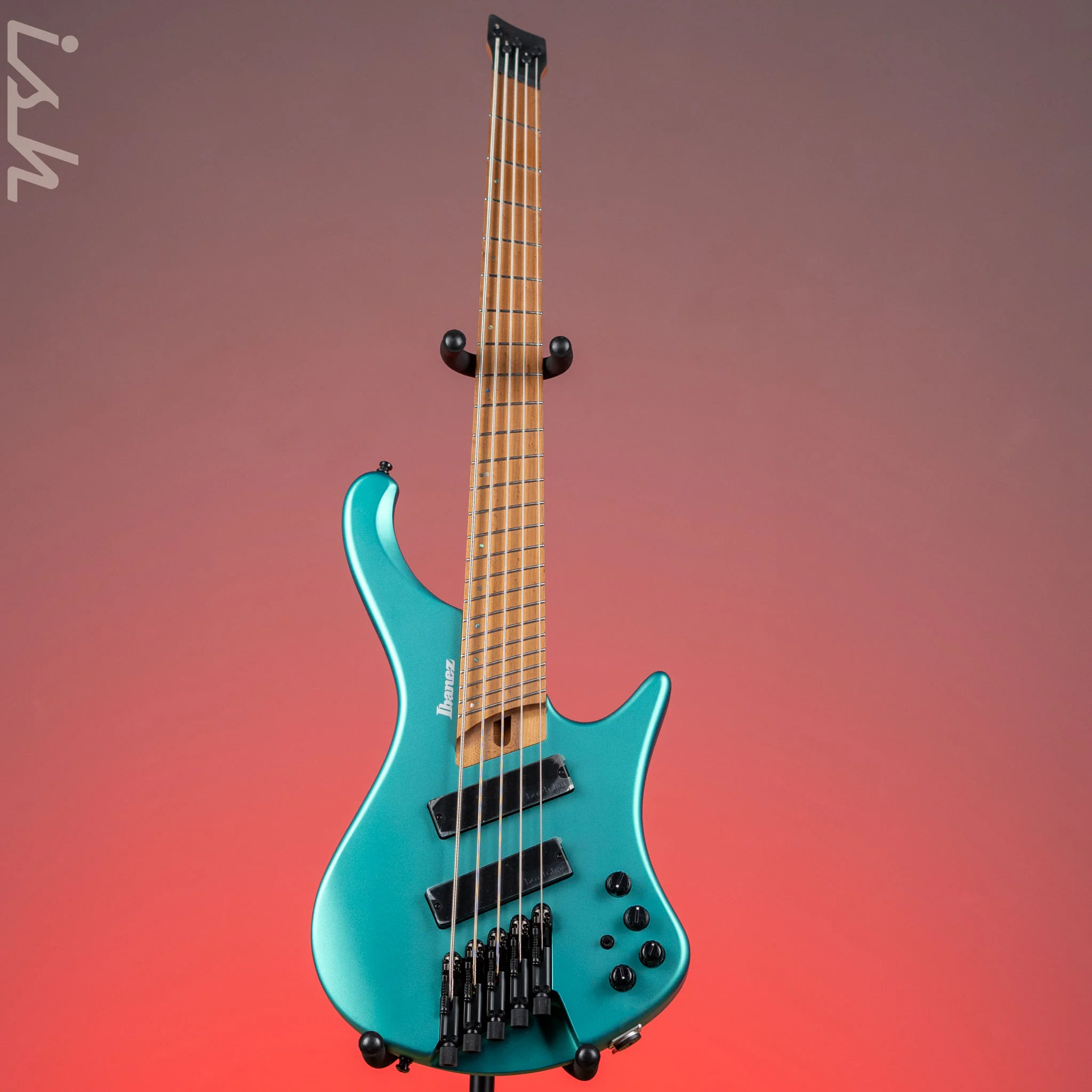 Ibanez EHB1005S Multi-Scale 5-String Bass Emerald Green Metallic Matte - Image 2