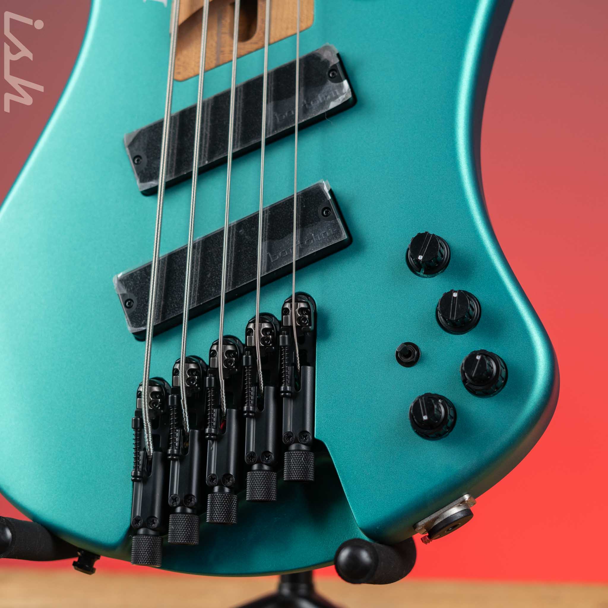 Ibanez EHB1005S Multi-Scale 5-String Bass Emerald Green Metallic Matte - Image 4
