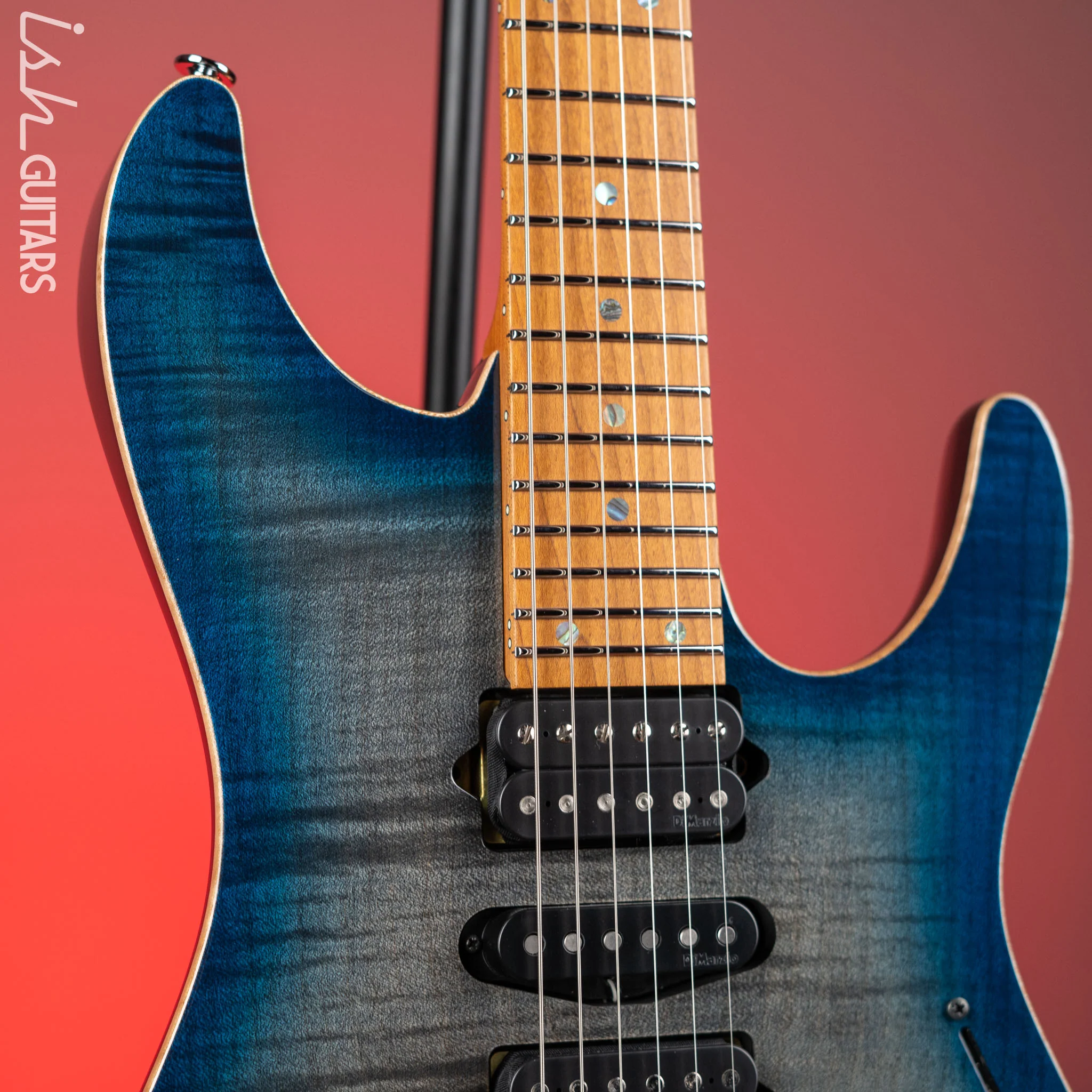 Ibanez AZ2407F Prestige Electric Guitar Sodalite Demo - Image 3