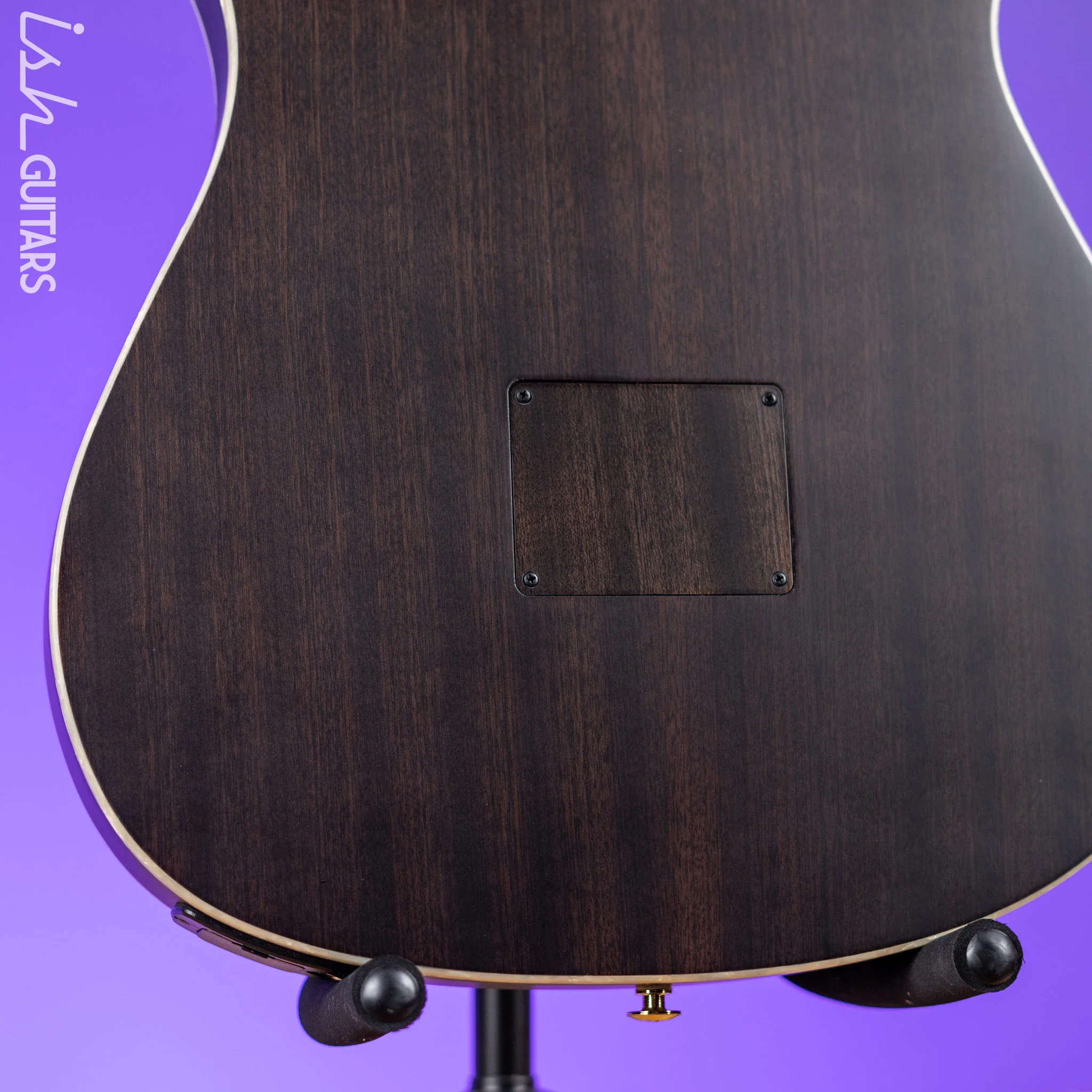 Ibanez TOD10N Tim Henson Signature Nylon Acoustic-Electric Guitar Transparent Black Flat - Image 11