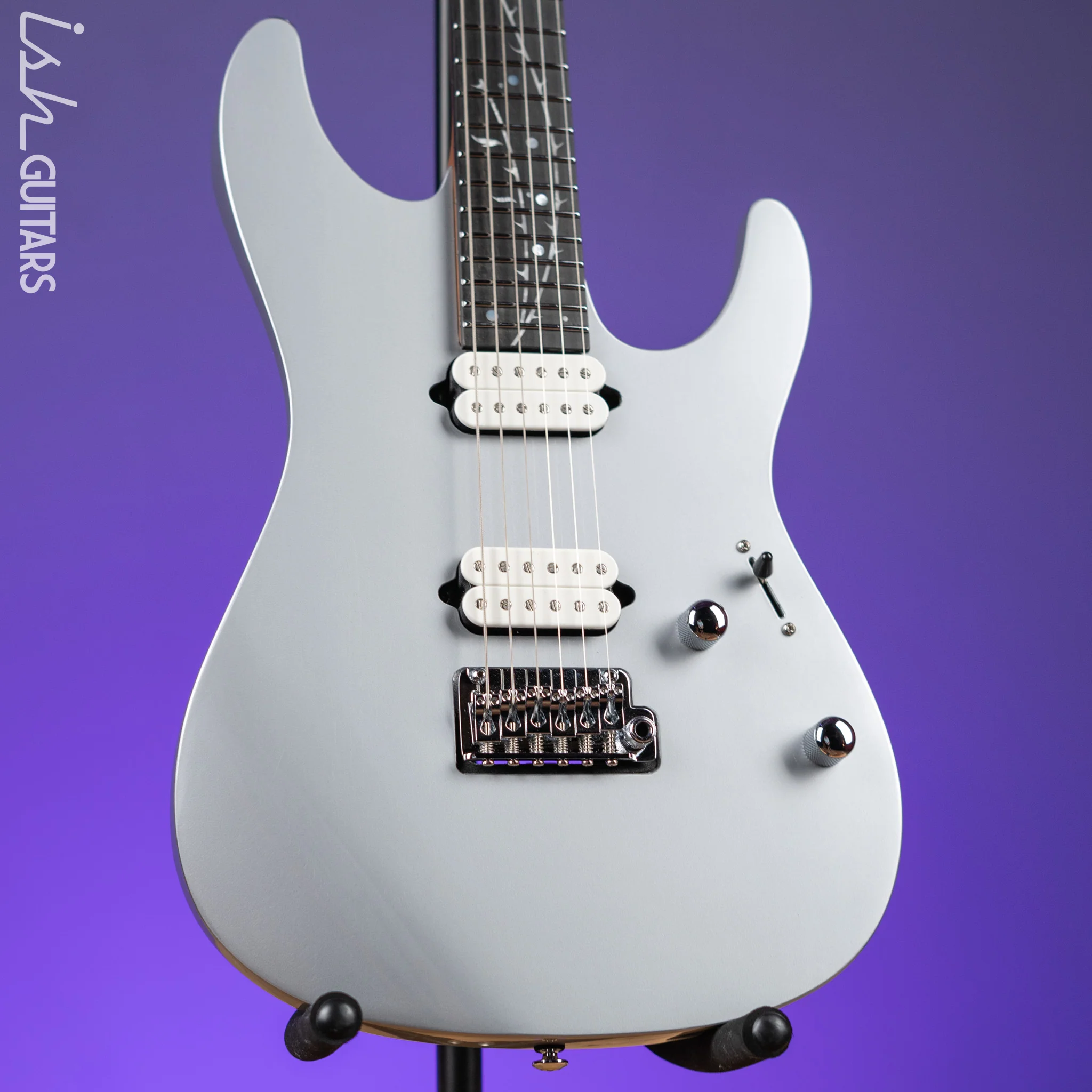 Ibanez TOD10 Tim Henson Signature Electric Guitar Classic Silver