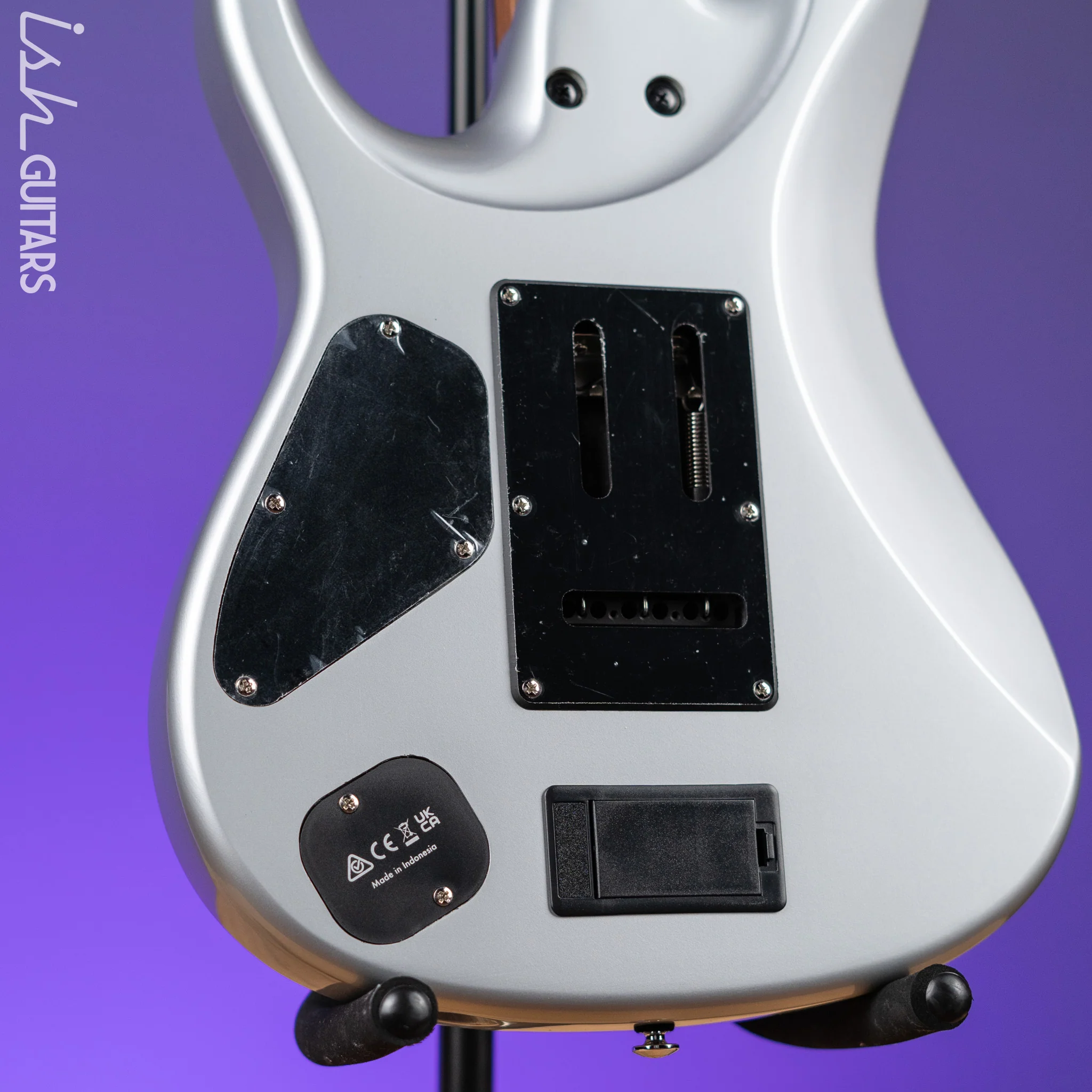 Ibanez TOD10 Tim Henson Signature Electric Guitar Classic Silver - Image 10