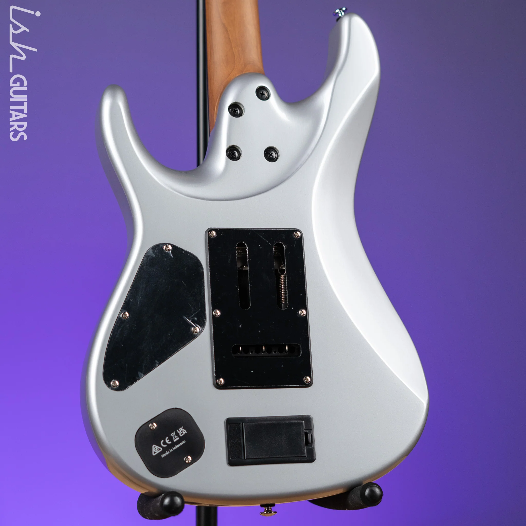 Ibanez TOD10 Tim Henson Signature Electric Guitar Classic Silver - Image 8
