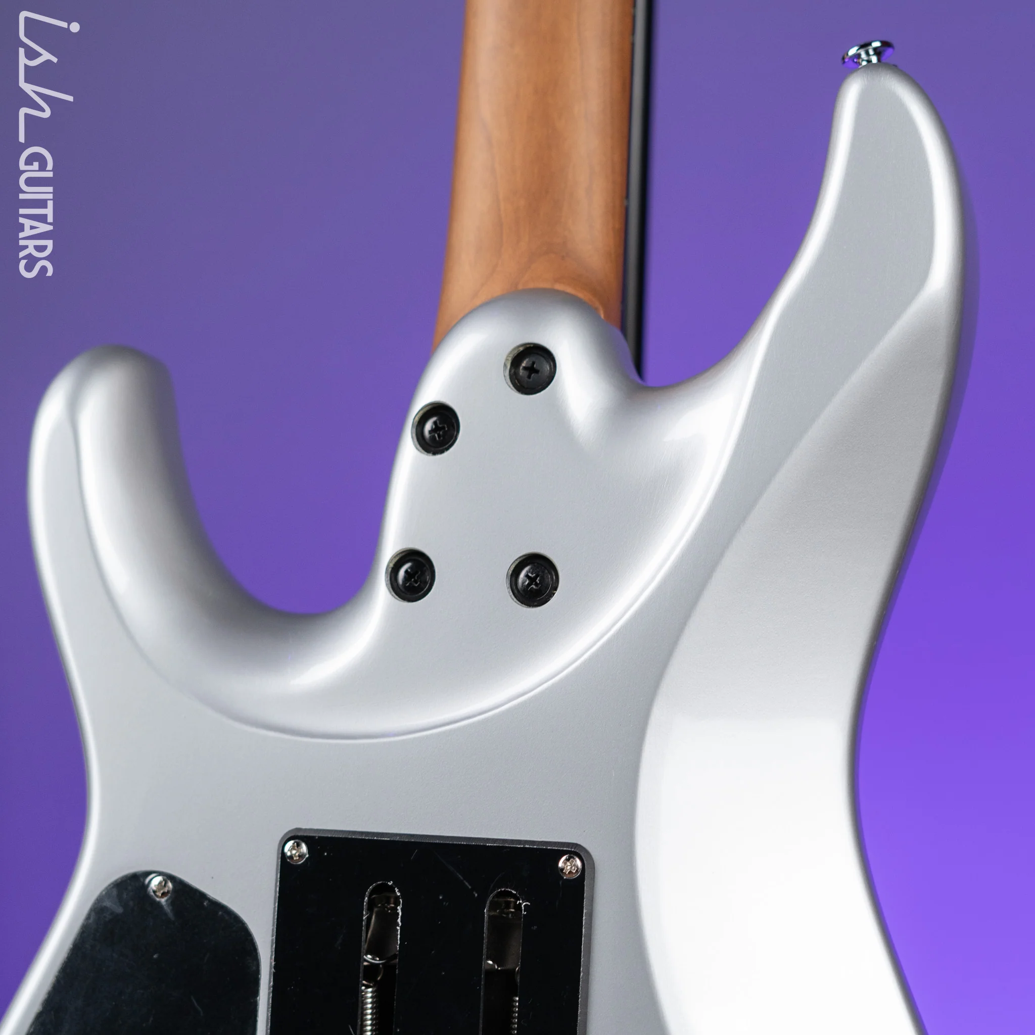 Ibanez TOD10 Tim Henson Signature Electric Guitar Classic Silver - Image 9