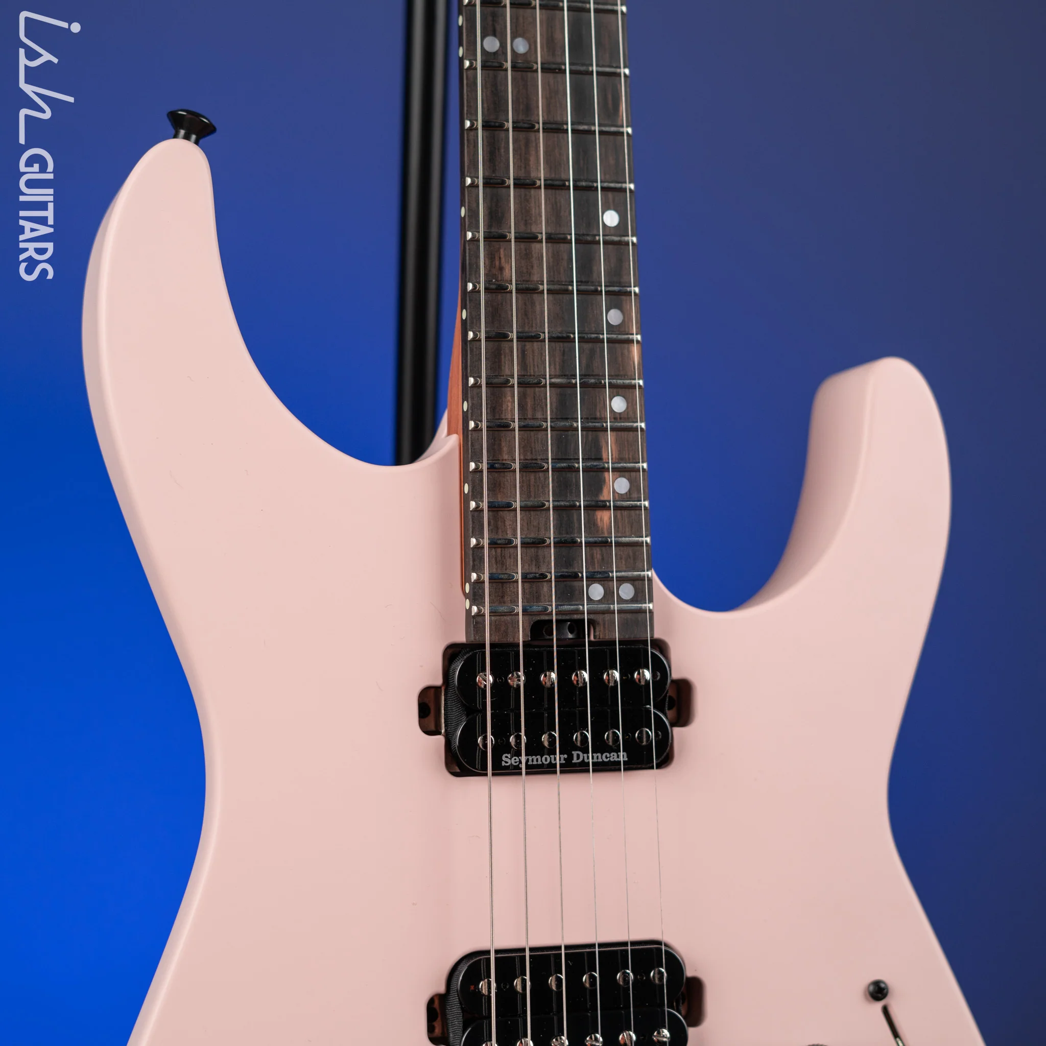 Jackson American Series Virtuoso Electric Guitar Satin Shell Pink Demo - Image 3