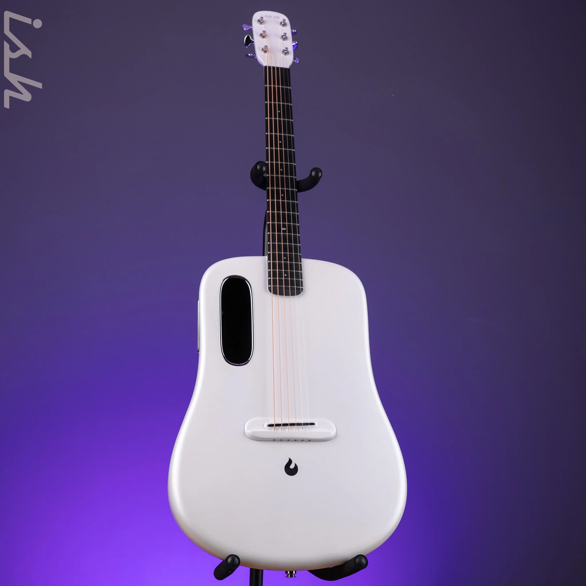 2023 LAVA ME 4 Carbon 38" Smart Acoustic-Electric Guitar White (w/ Airflow Bag) - Image 2