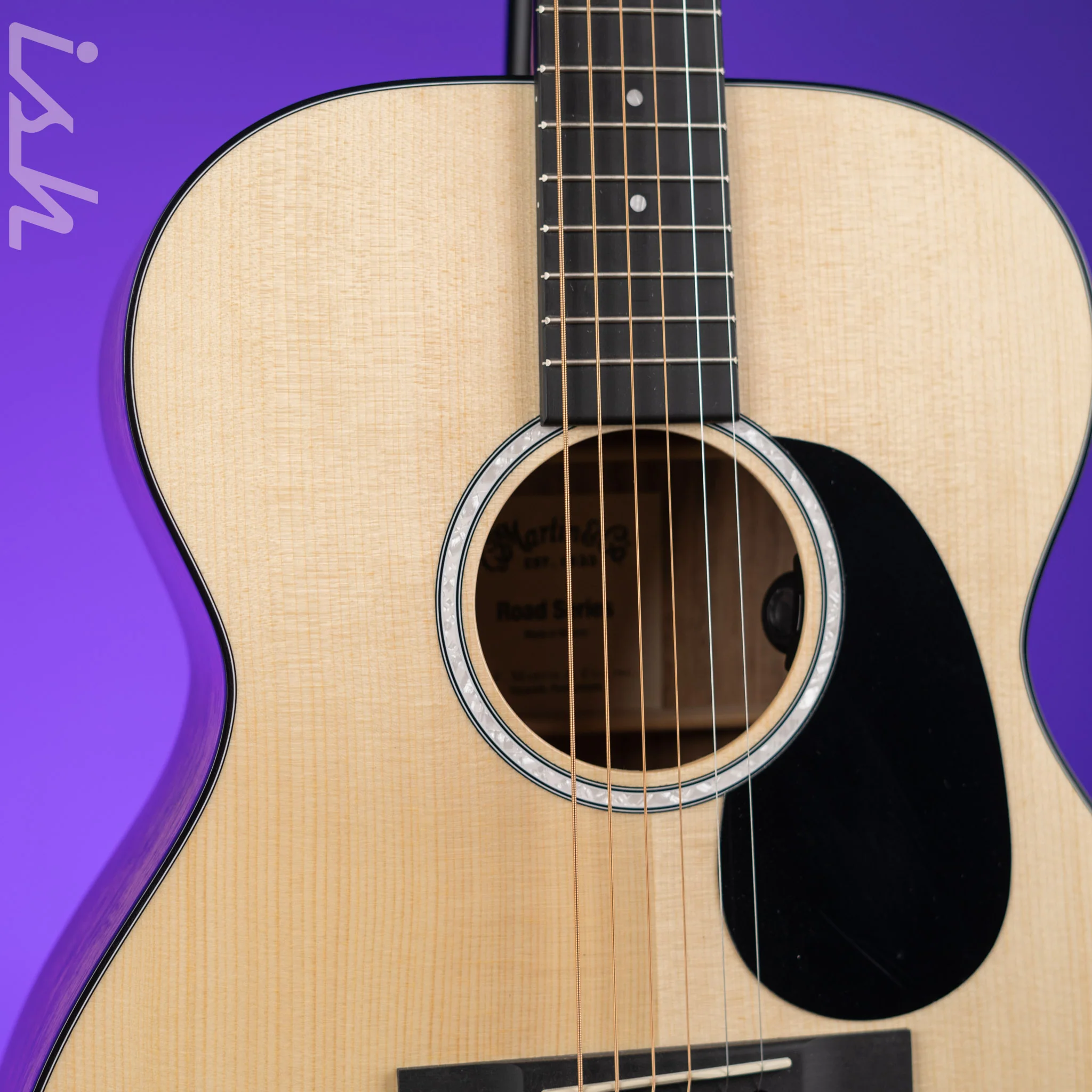 2023 Martin 000-12E Road Series Acoustic-Electric Guitar Natural - Image 3