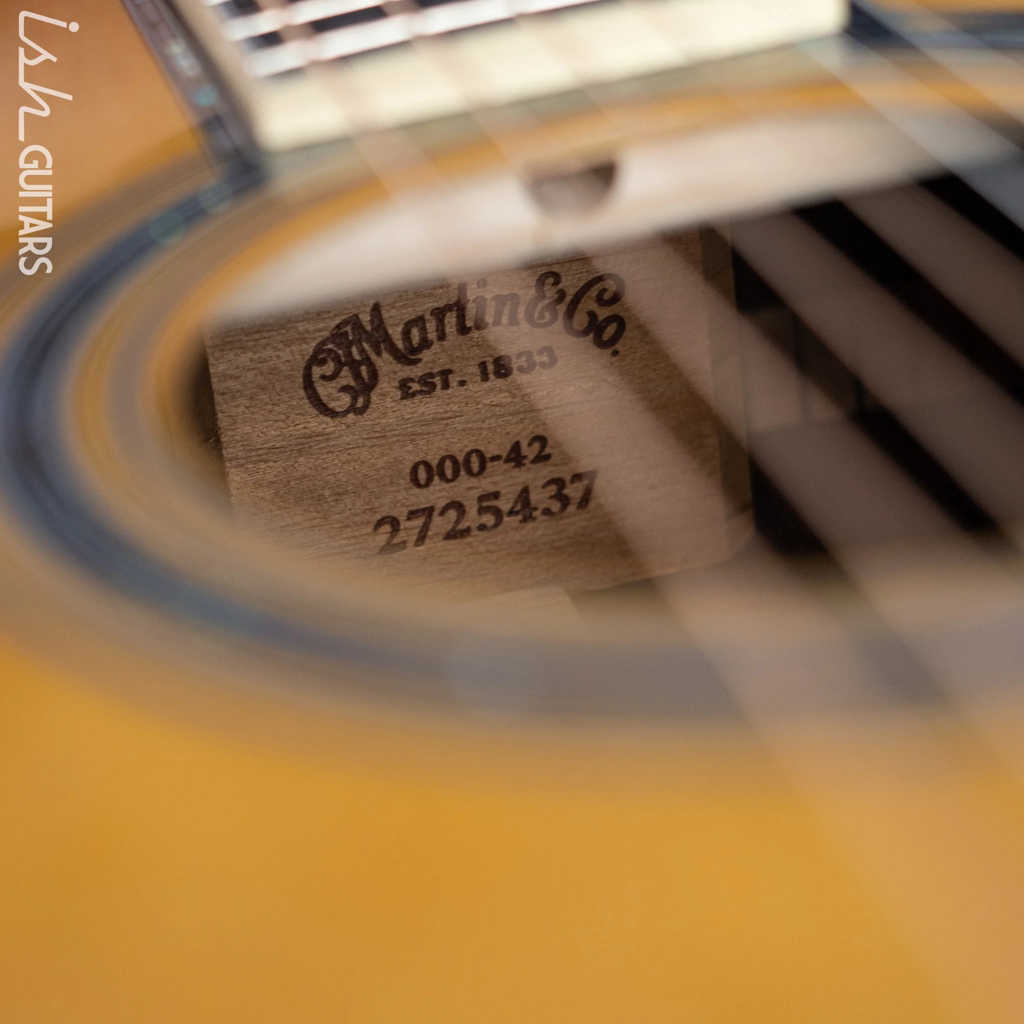 2023 Martin 000-42 Standard Series Acoustic Guitar Natural - Image 11