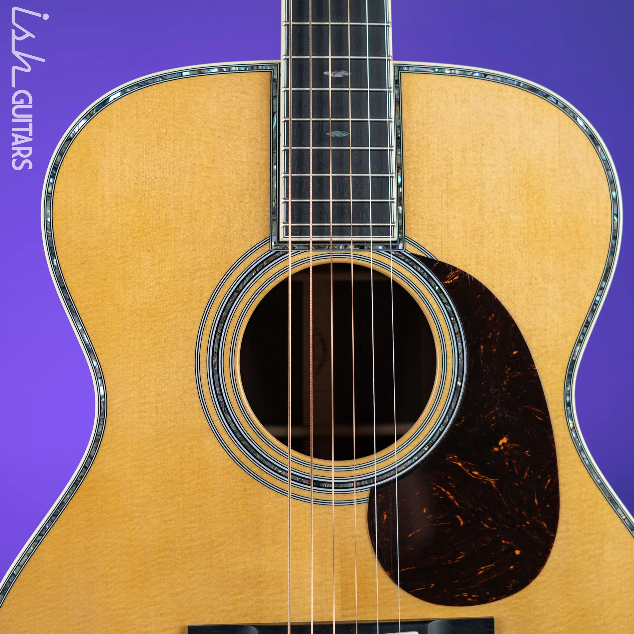 2023 Martin 000-42 Standard Series Acoustic Guitar Natural - Image 3