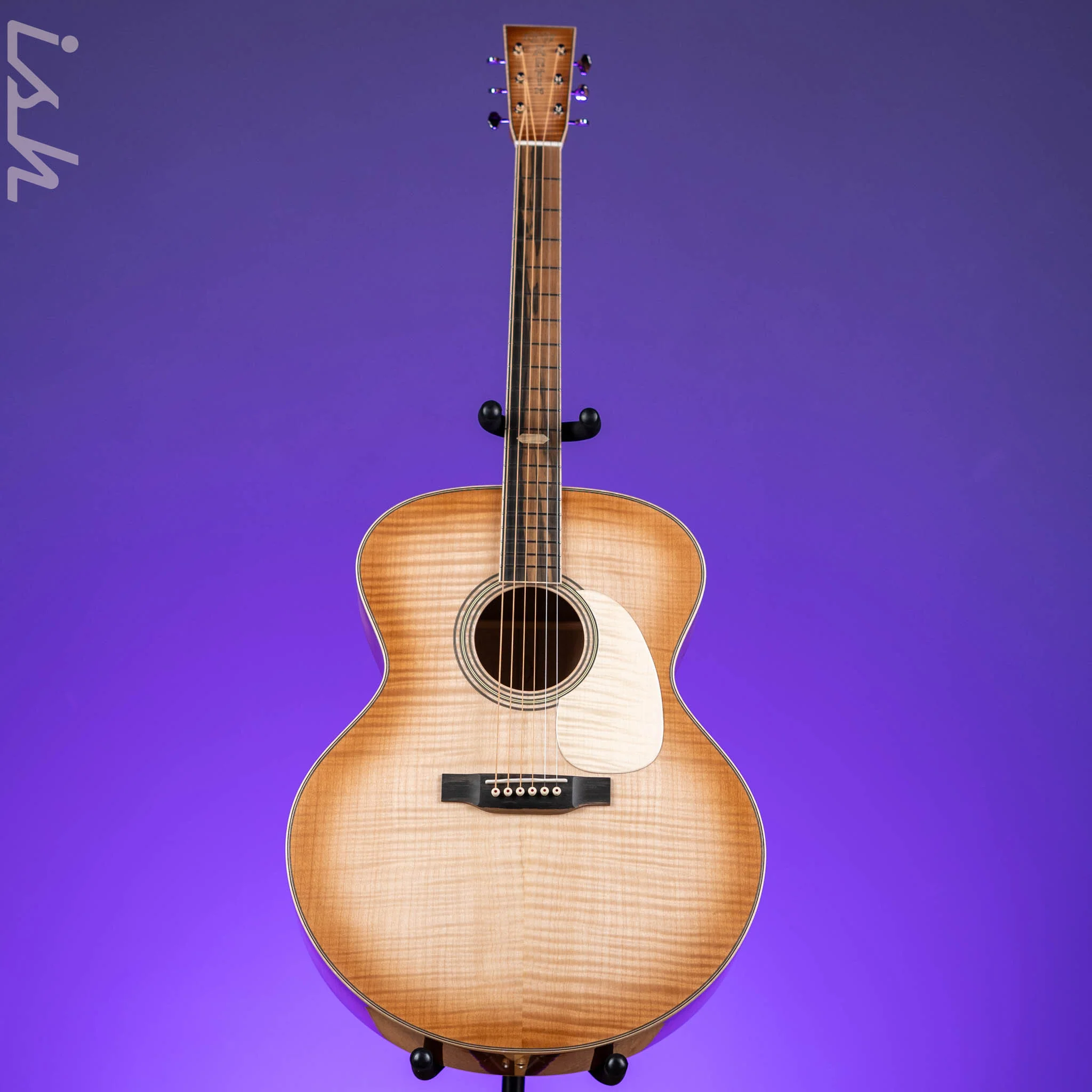 Martin Custom Shop Grand Jumbo J-14F Flamed Maple Toasted Burst - Image 2