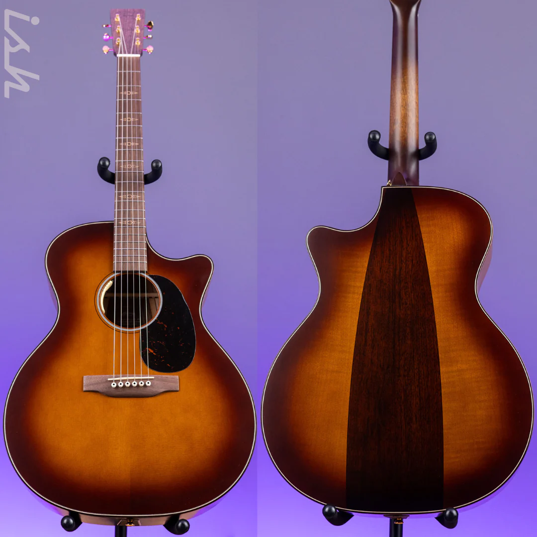 2023 Martin GPCE Inception Acoustic-Electric Guitar Amber Fade Sunburst