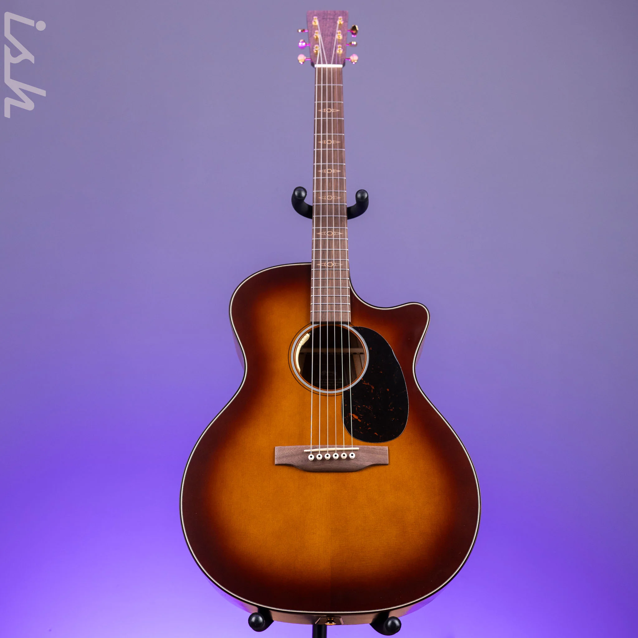 2023 Martin GPCE Inception Acoustic-Electric Guitar Amber Fade Sunburst - Image 3