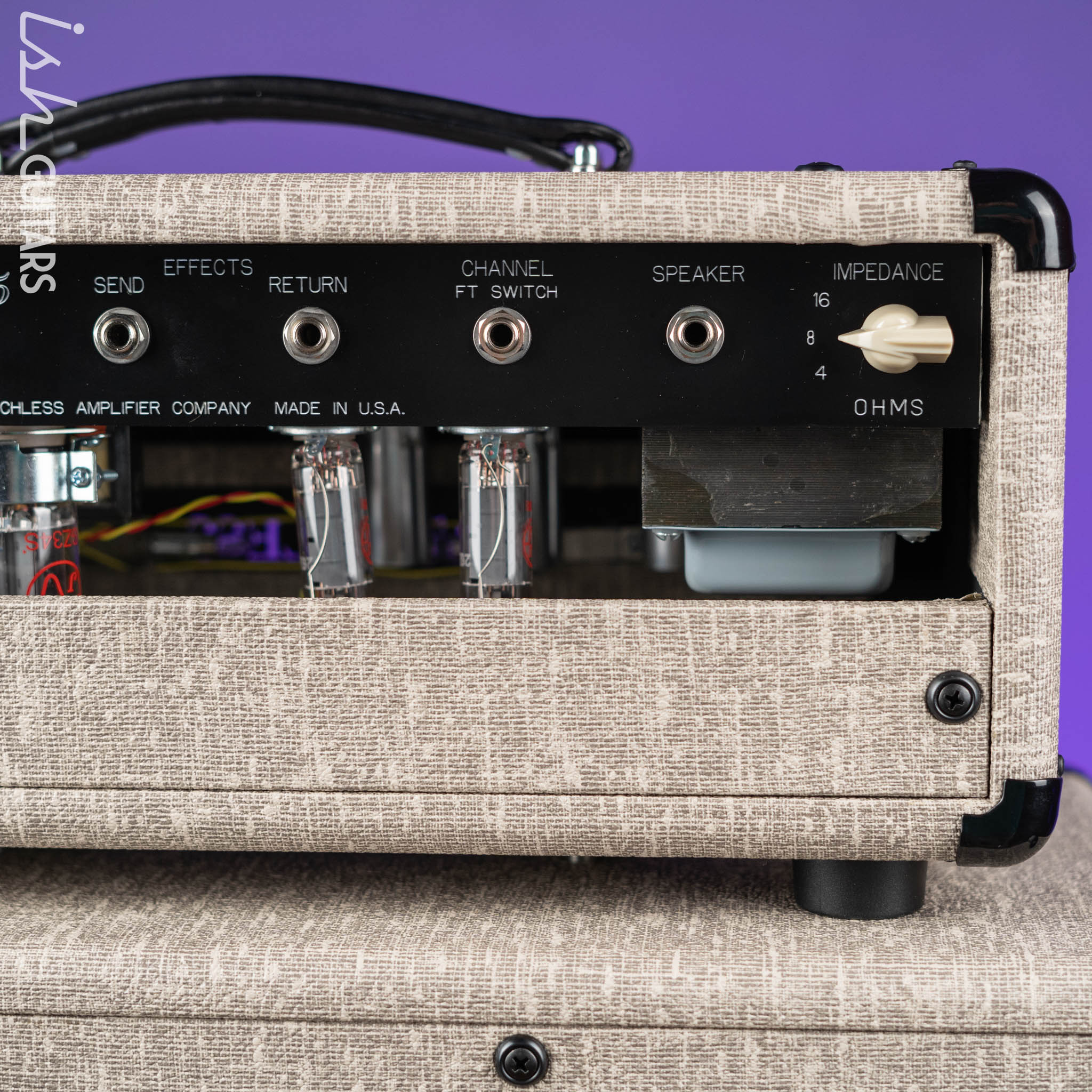Matchless HC-15 Amplifier Head & ESS 1x12 Cabinet Fawn - Image 10